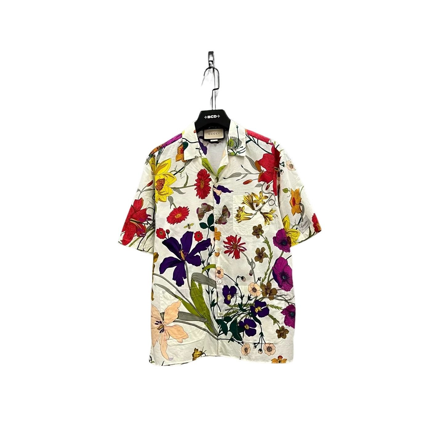 Gucci Gucci Floral Multi-Print Short Sleeve Shirt 46 Size US S / EU 44-46 / 1 - 1 Thumbnail
