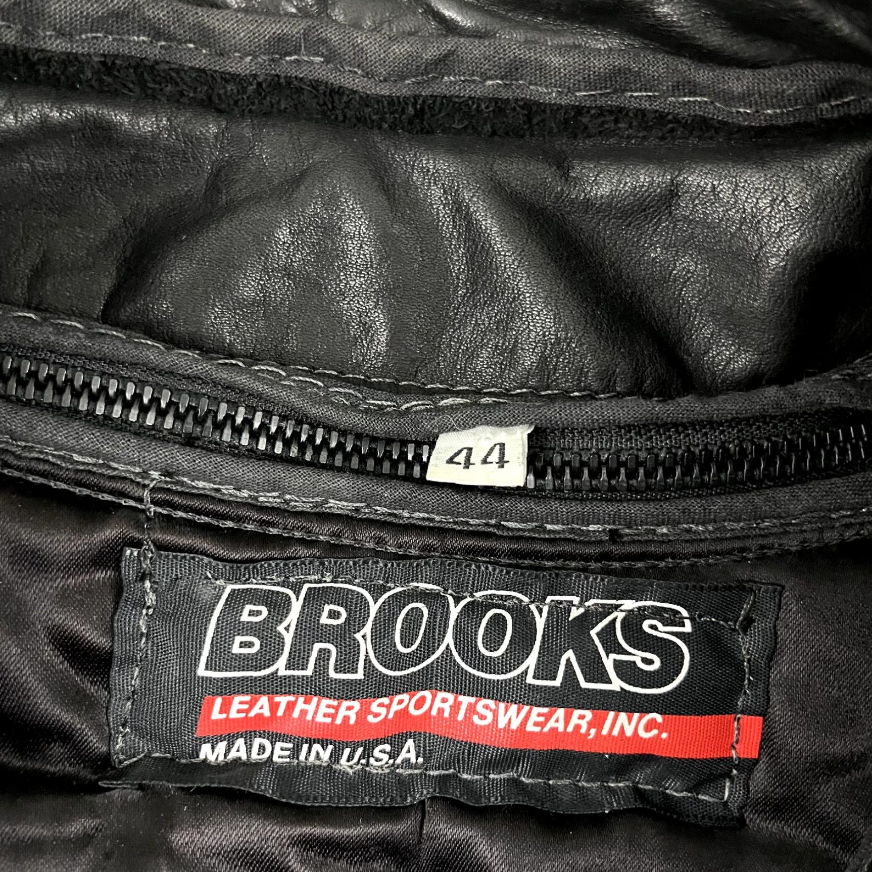 Brooks VINTAGE Brooks Jacket Men Size 44 Black Leather Motorcycle Biker Removable Lining Size US S / EU 44-46 / 1 - 2 Thumbnail