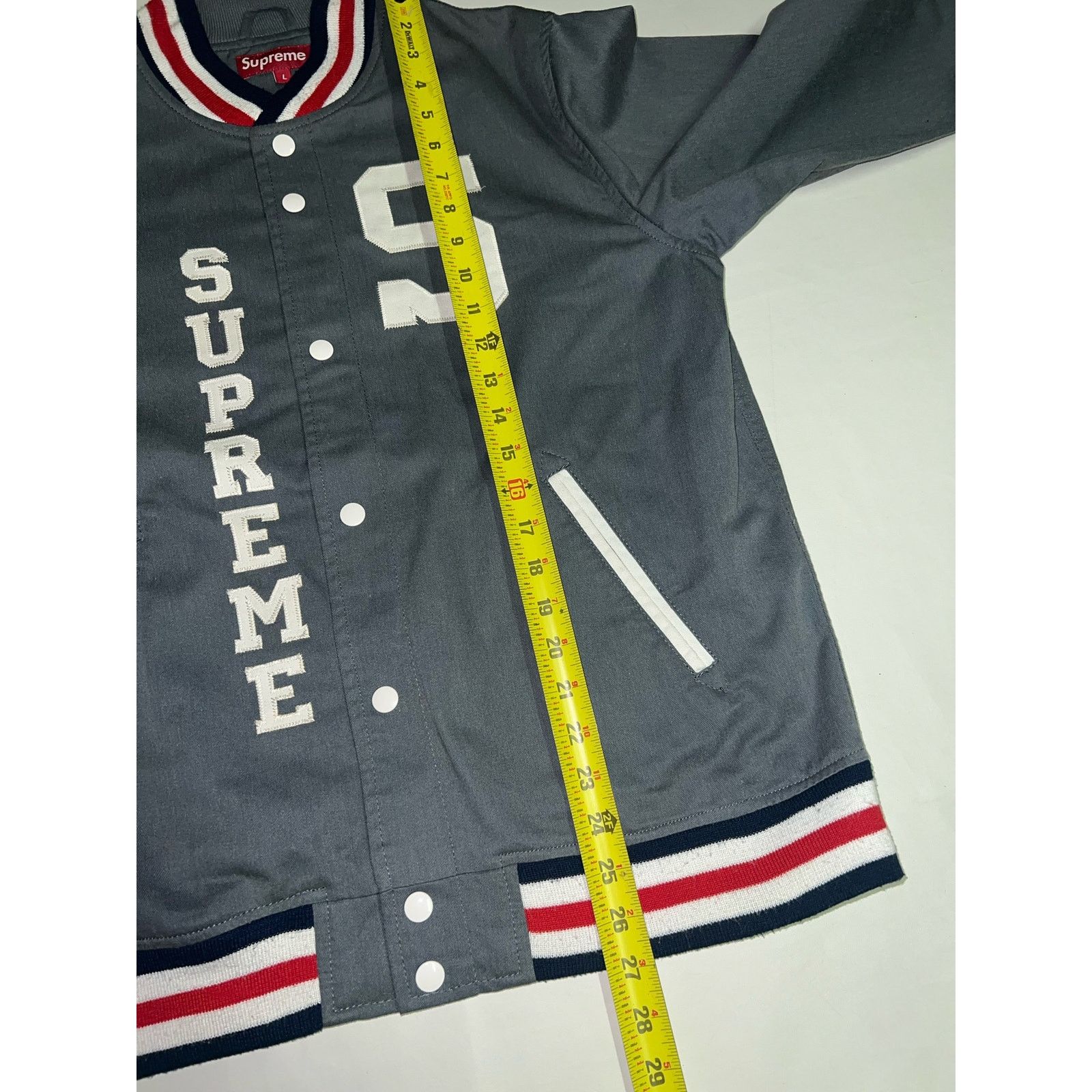 Supreme Supreme 2009 Aces Baseball Varsity Jacket Size US L / EU 52-54 / 3 - 4 Thumbnail