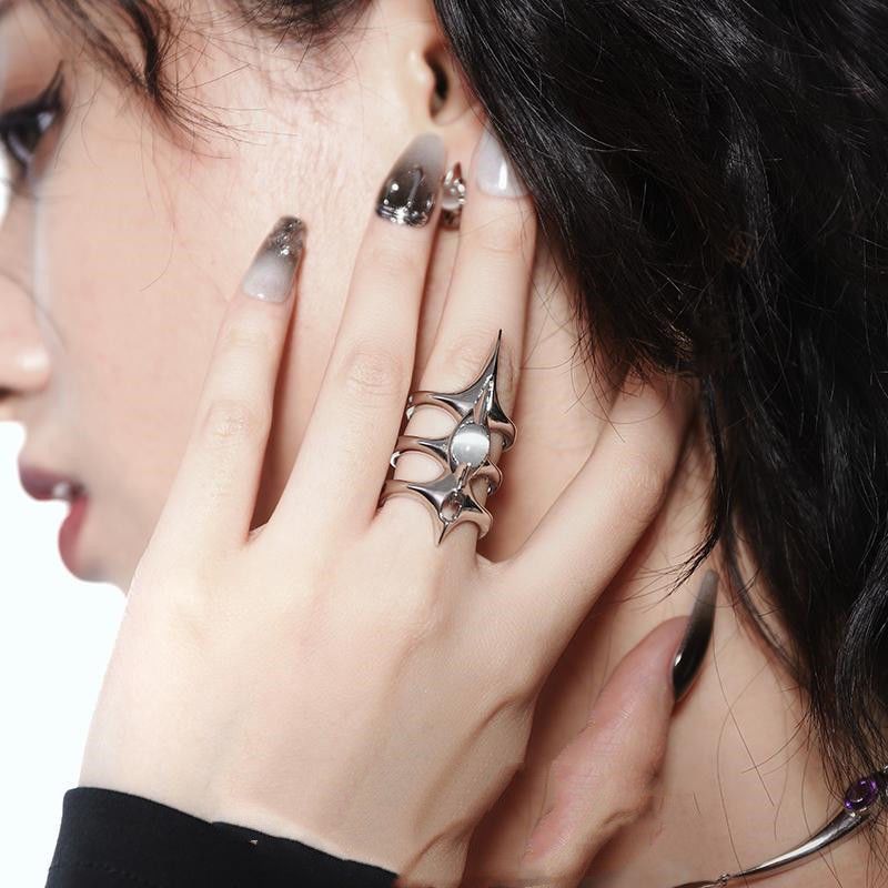 Jewelry Modern Jewelry Rings Open Size Chrome Ring (Size 7-13) Size ONE SIZE - 6 Thumbnail