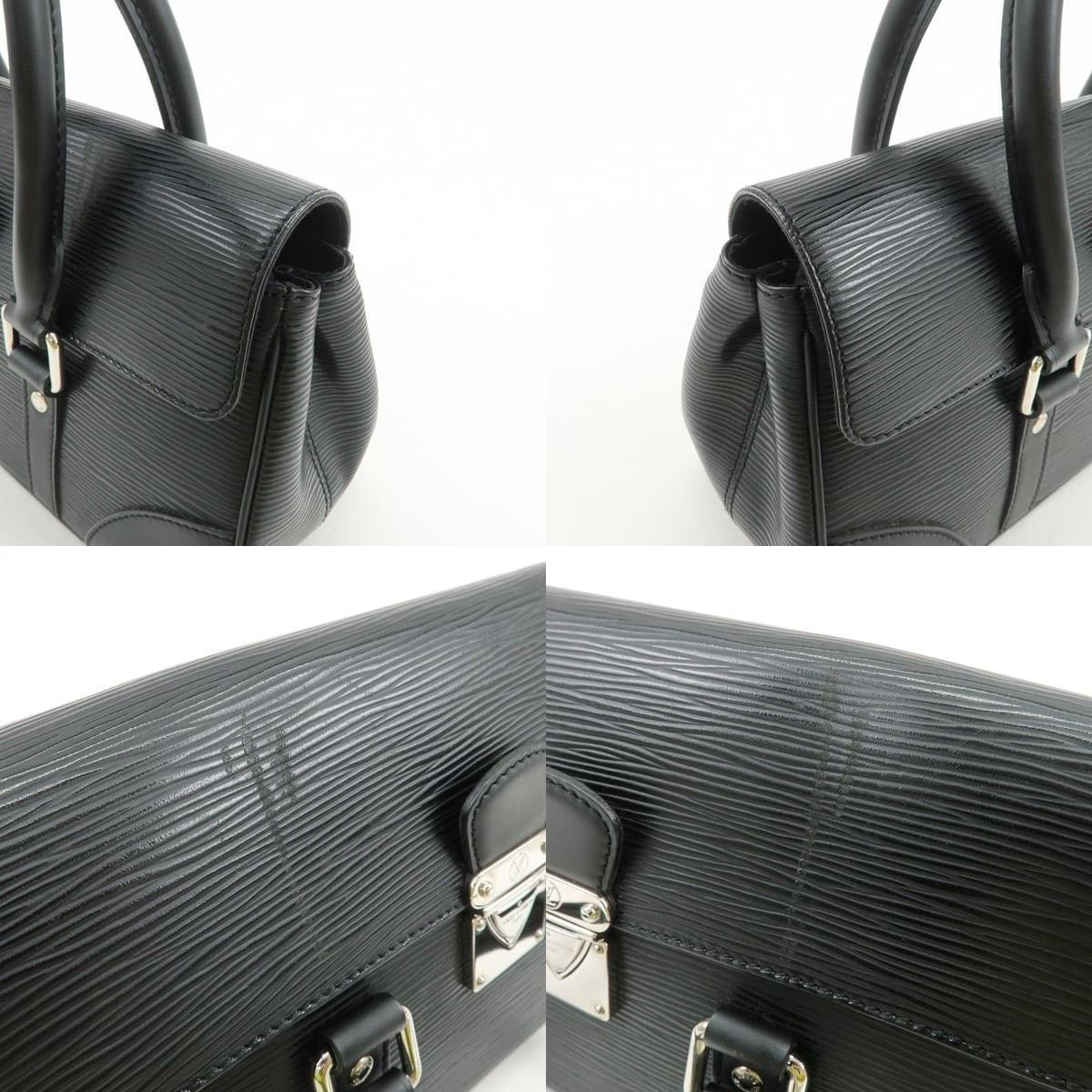 Louis Vuitton Louis Vuitton Epi Segur PM Satchel Leather Black Size ONE SIZE - 6 Thumbnail