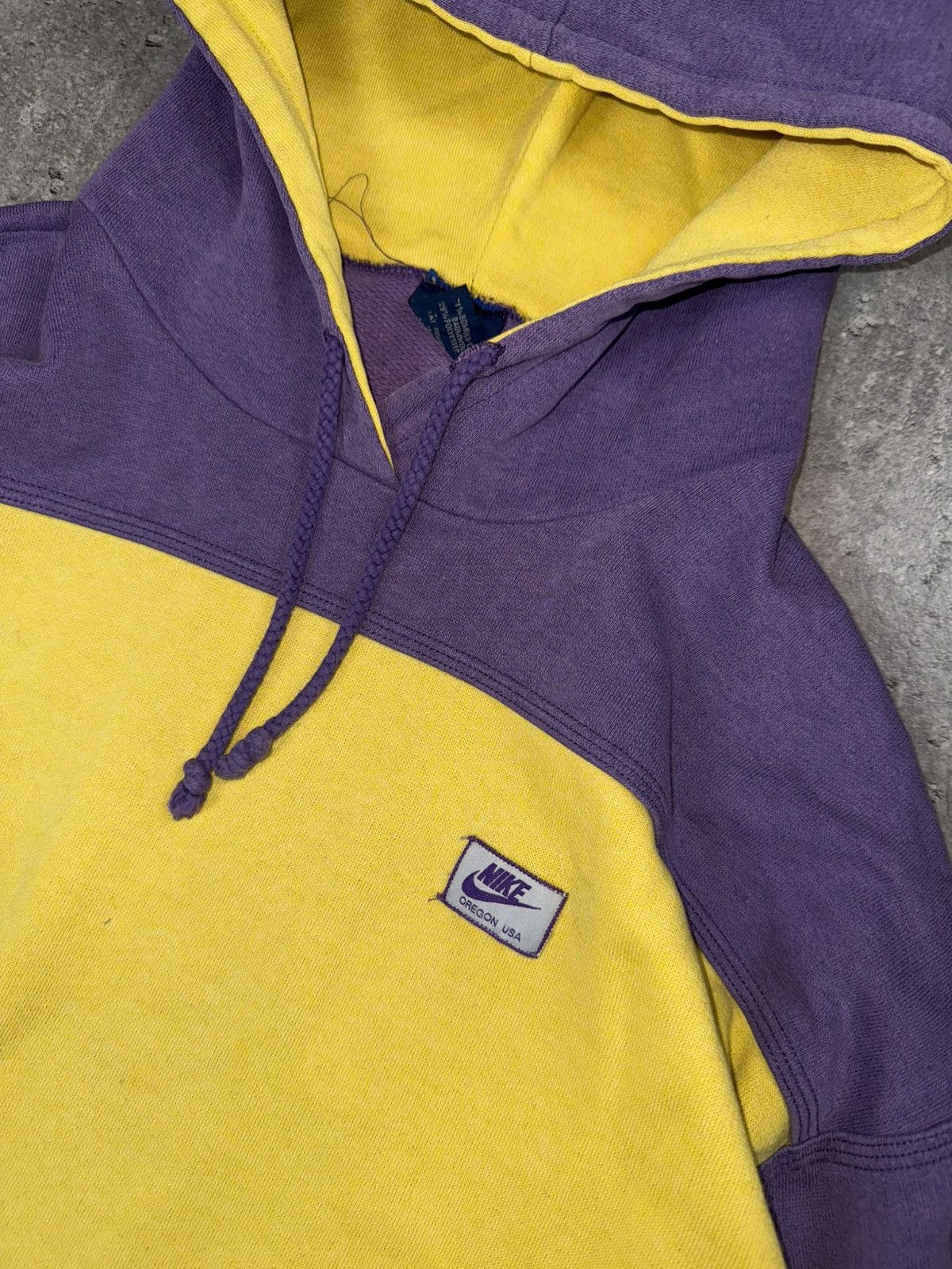 Nike × Vintage Nike 80s vintage usa boxy y2k hoodie Size US M / EU 48-50 / 2 - 2 Thumbnail