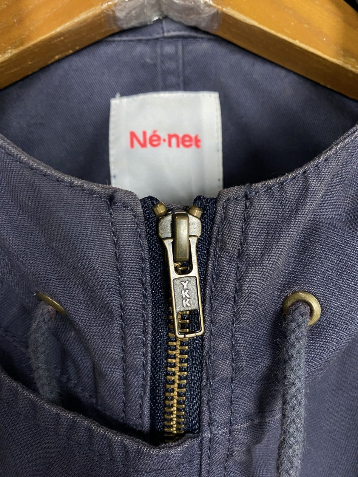 Issey Miyake Rare‼️ Ne-Net by Issey Miyake Hoodie Fishtail Parka Size US S / EU 44-46 / 1 - 8 Thumbnail