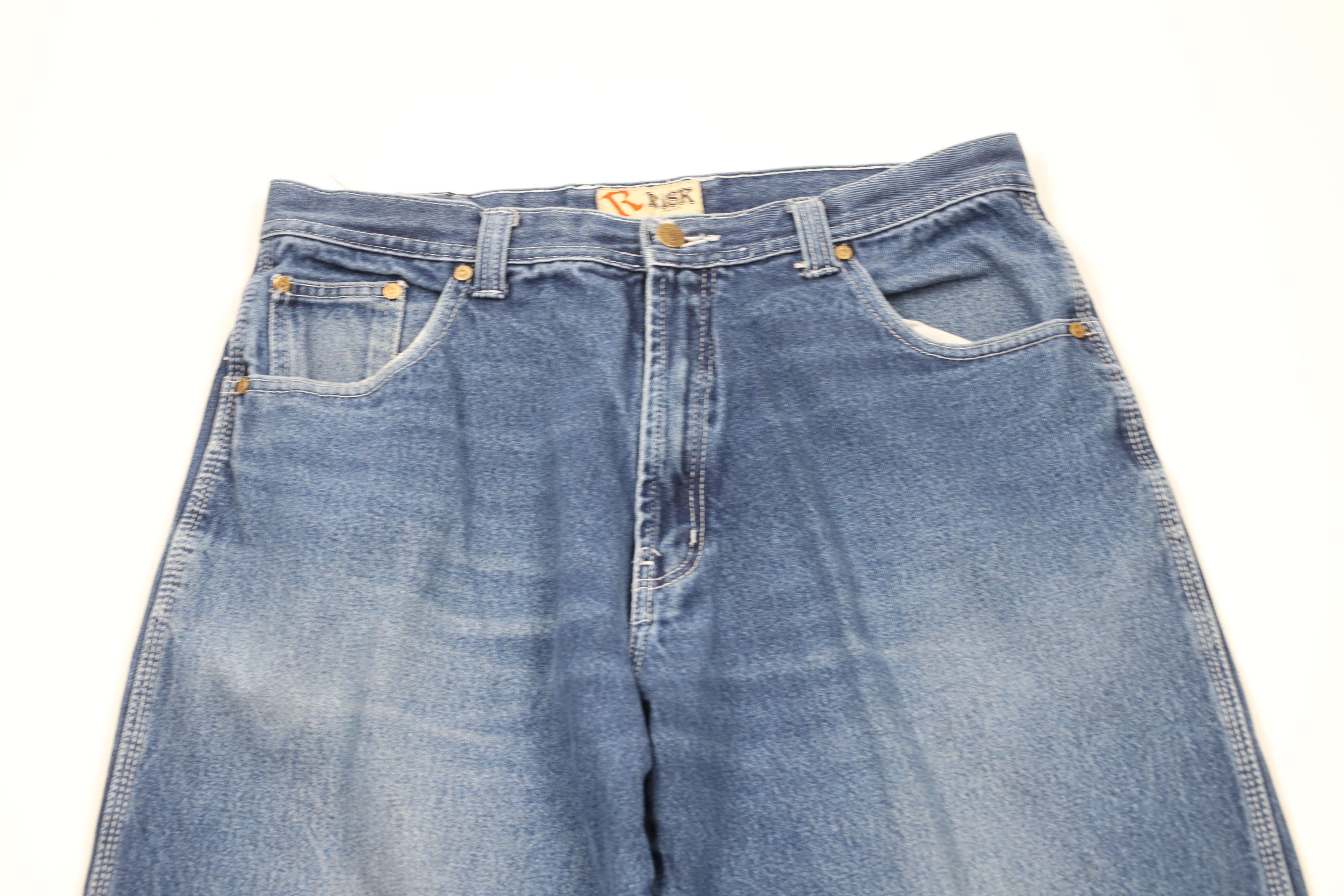 Vintage Vintage 90s Y2K Streetwear Wide Leg Denim Jeans Skateboard Size US 34 / EU 50 - 2 Thumbnail