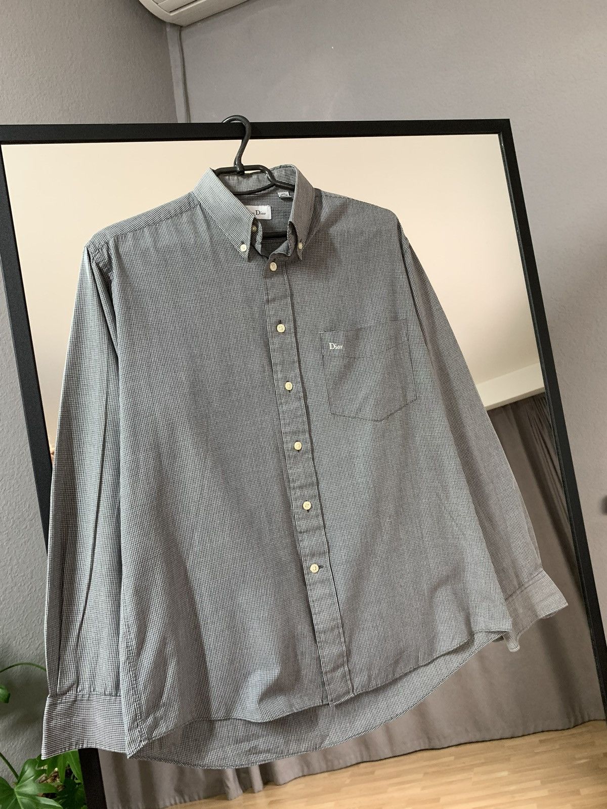 Christian Dior Monsieur × Vintage Vintage Christian Dior shirt Archival Clothes Distressed Size US L / EU 52-54 / 3 - 3 Thumbnail