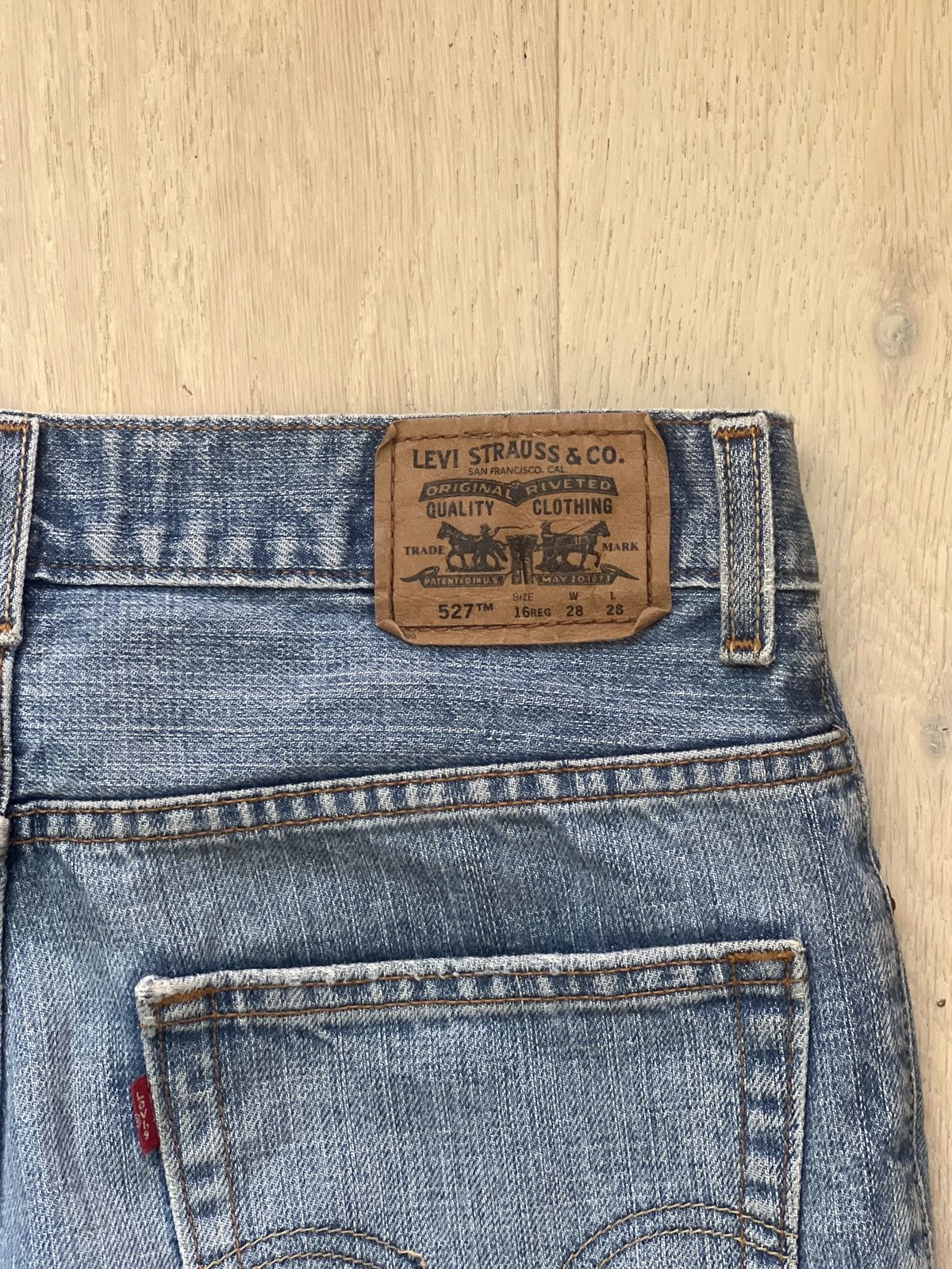 Levi's Levis 527 28x28 bootcut vintage denim blue jeans Size US 28 / EU 44 - 4 Thumbnail