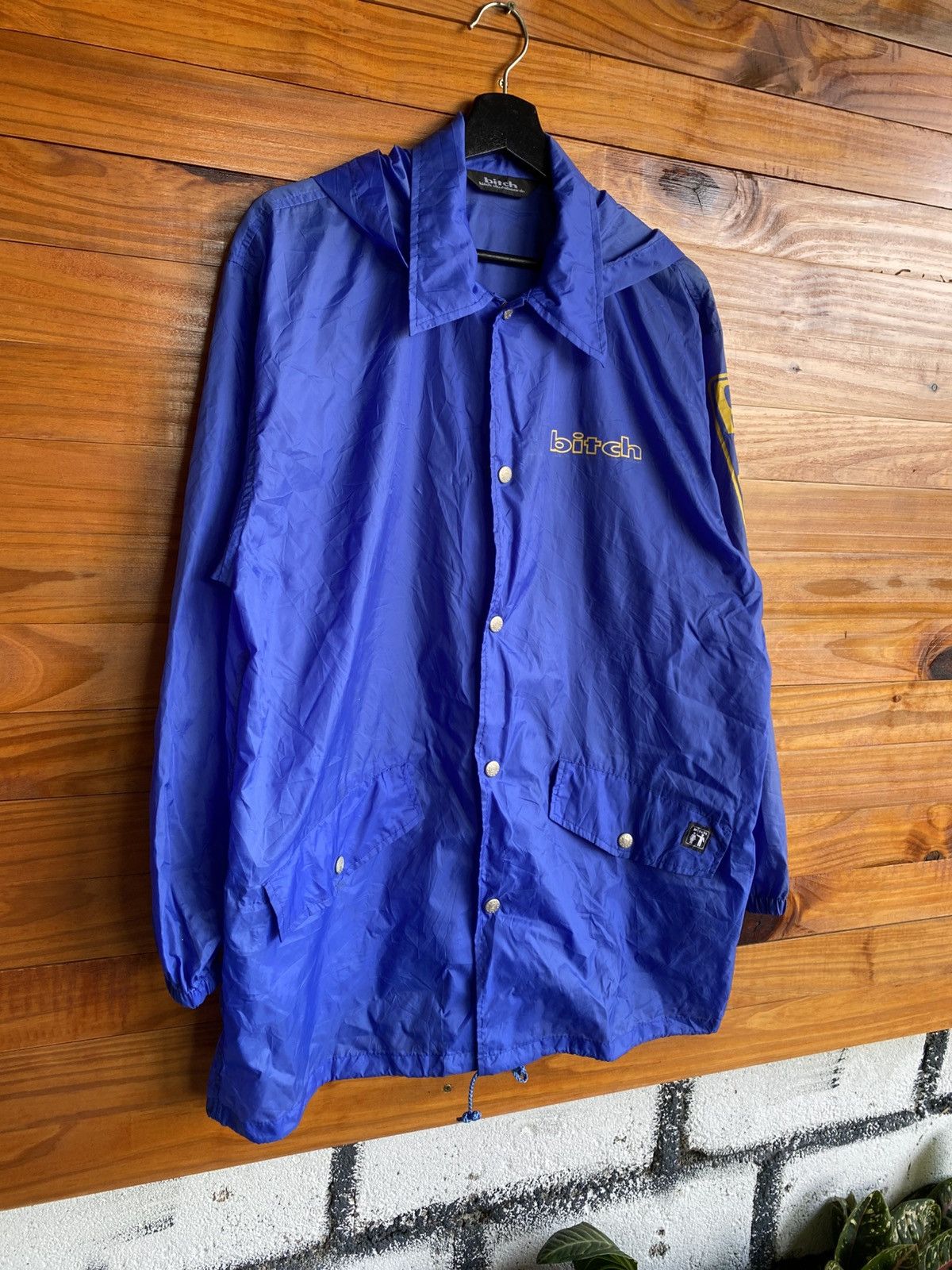Vintage Bitch Skateboards Blue Coach Jacket Nylon Streetwear Vintage Size US M / EU 48-50 / 2 - 9 Thumbnail
