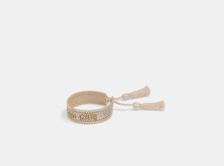 Dior o1w1db10126 B1598A Size : OS / Bracelet in Beige/Crystal Size ONE SIZE - 1 Thumbnail