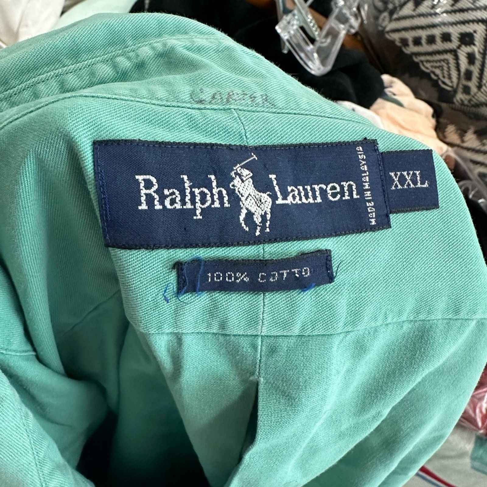 Ralph Lauren Ralph Lauren Button Front Oxford Size US XXL / EU 58 / 5 - 2 Thumbnail