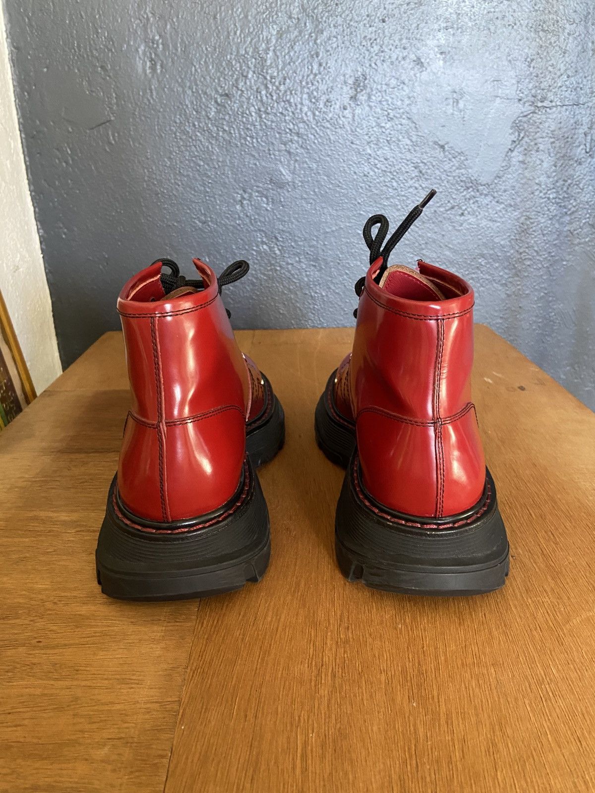 Alexander McQueen tread lace-up boots Size US 9 / IT 39 - 4 Thumbnail