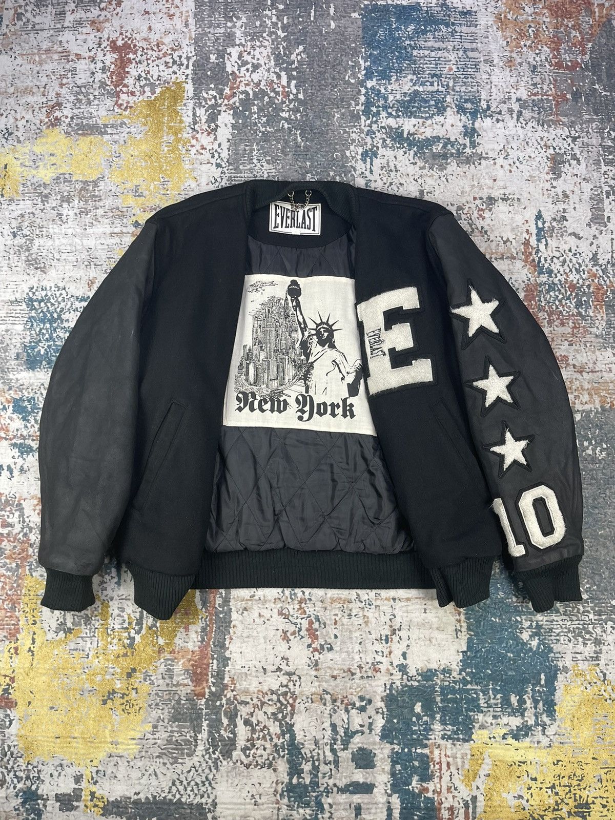 Everlast Everlast New York Cowhide Sleeve Varsity Jackets Size US M / EU 48-50 / 2 - 1 Thumbnail