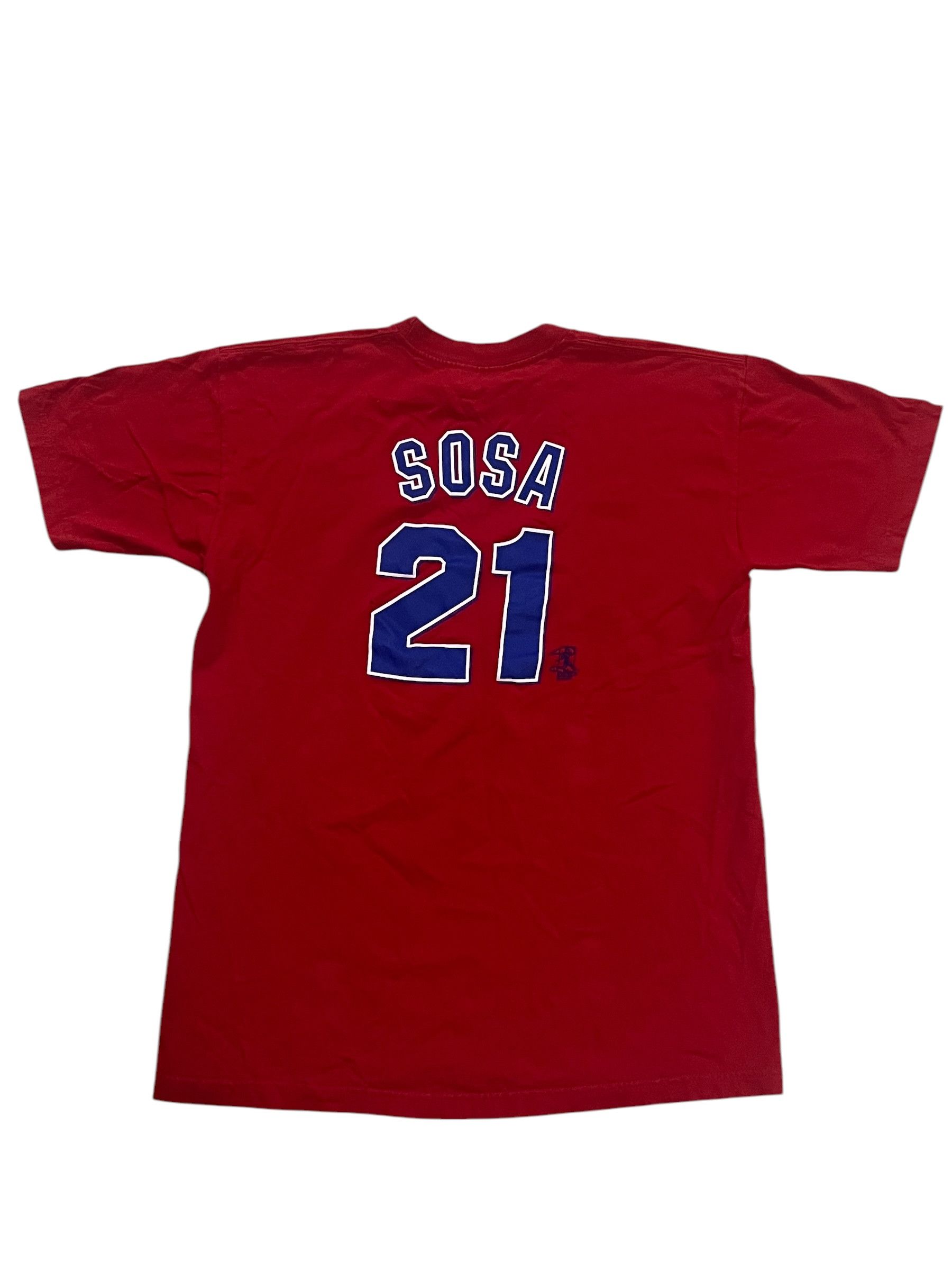 Majestic Vintage Majestic MLB Chicago Cubs Sammy Sosa T Shirt Size XL Size US XL / EU 56 / 4 - 1 Thumbnail