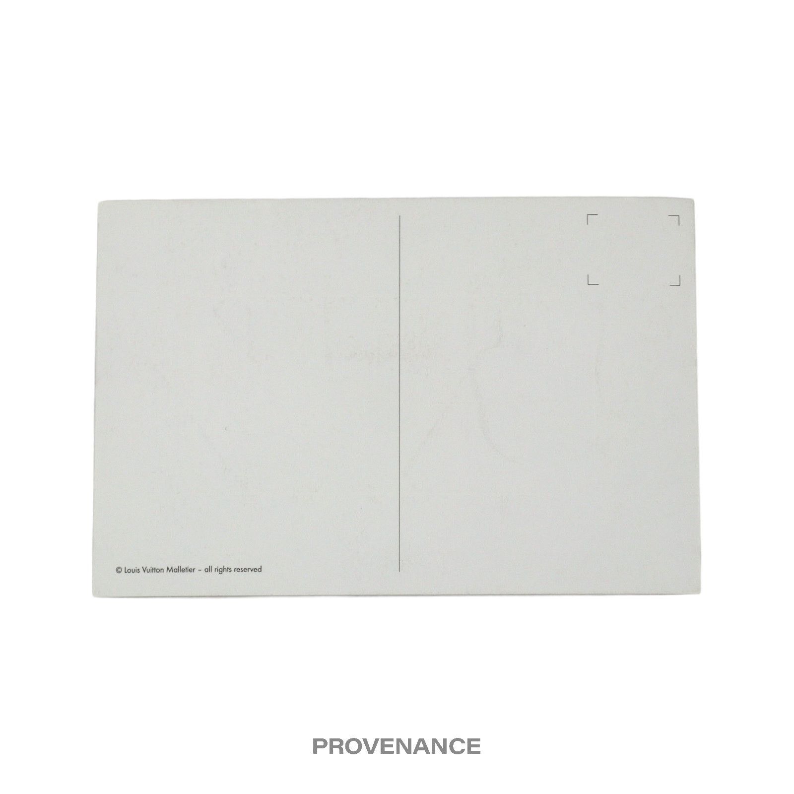 Louis Vuitton 🔴 Louis Vuitton Trunk Tag Sticker Postcard - Monogram Size ONE SIZE - 2 Thumbnail