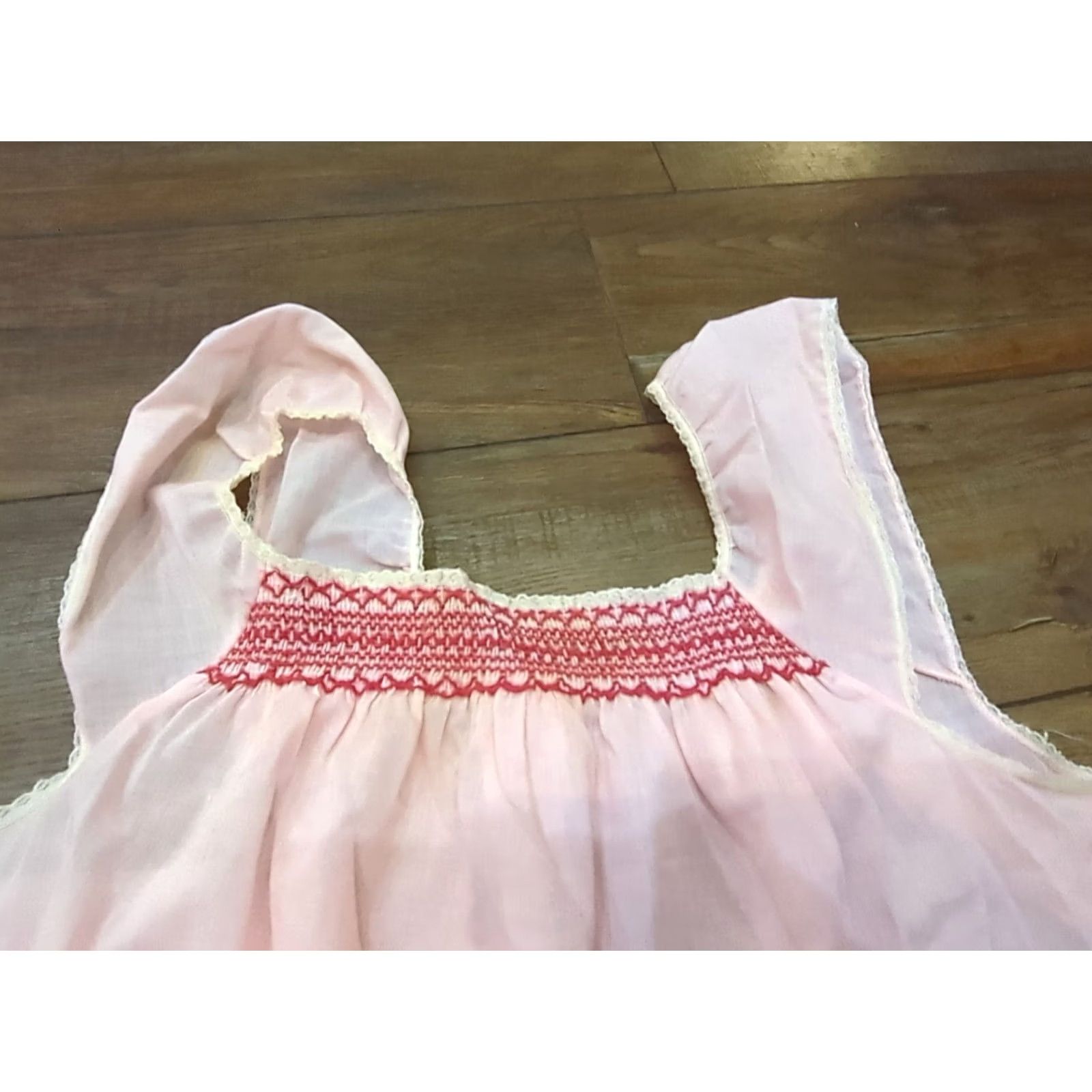 Vintage VINTAGE Katz Sleeveless Nightgown Gown L Pink Women's Nightgown 1970s Sleep Dress Size L / US 10 / IT 46 - 4 Thumbnail