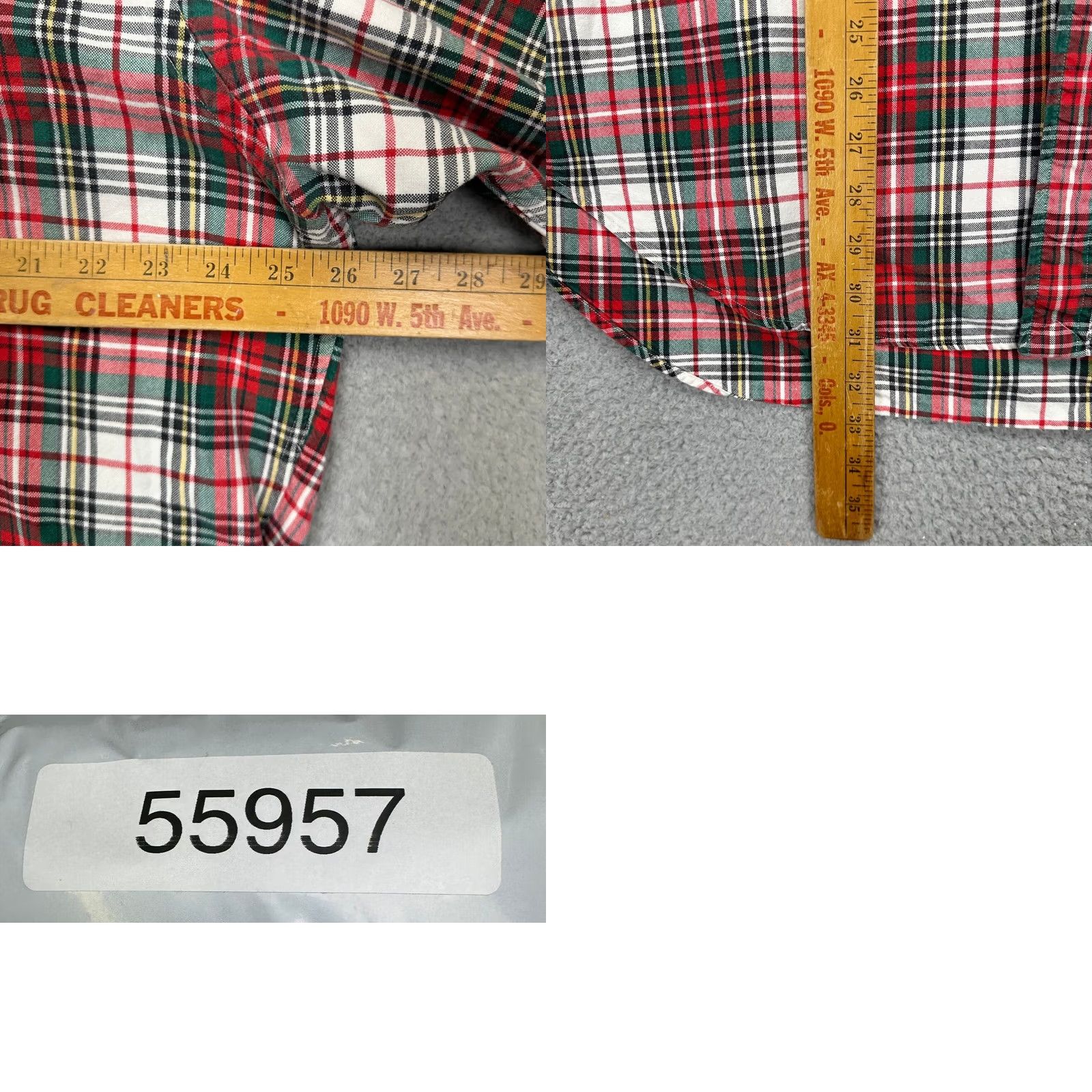 Ralph Lauren Ralph Lauren Shirt Adult Large Blaire Red Plaid Button-Down Cotton Mens Size US L / EU 52-54 / 3 - 8 Thumbnail
