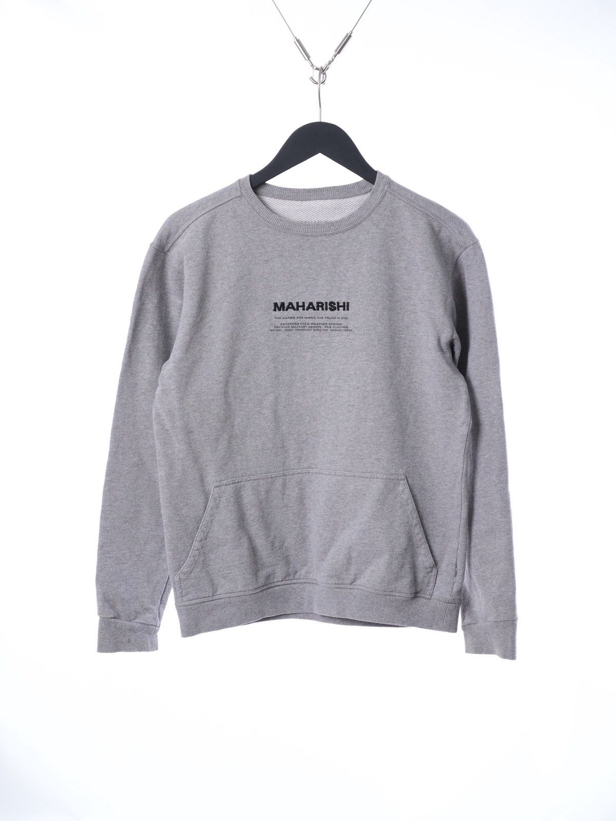 Maharishi Maharishi sweatshirt big logo printed size S Size US S / EU 44-46 / 1 - 1 Thumbnail