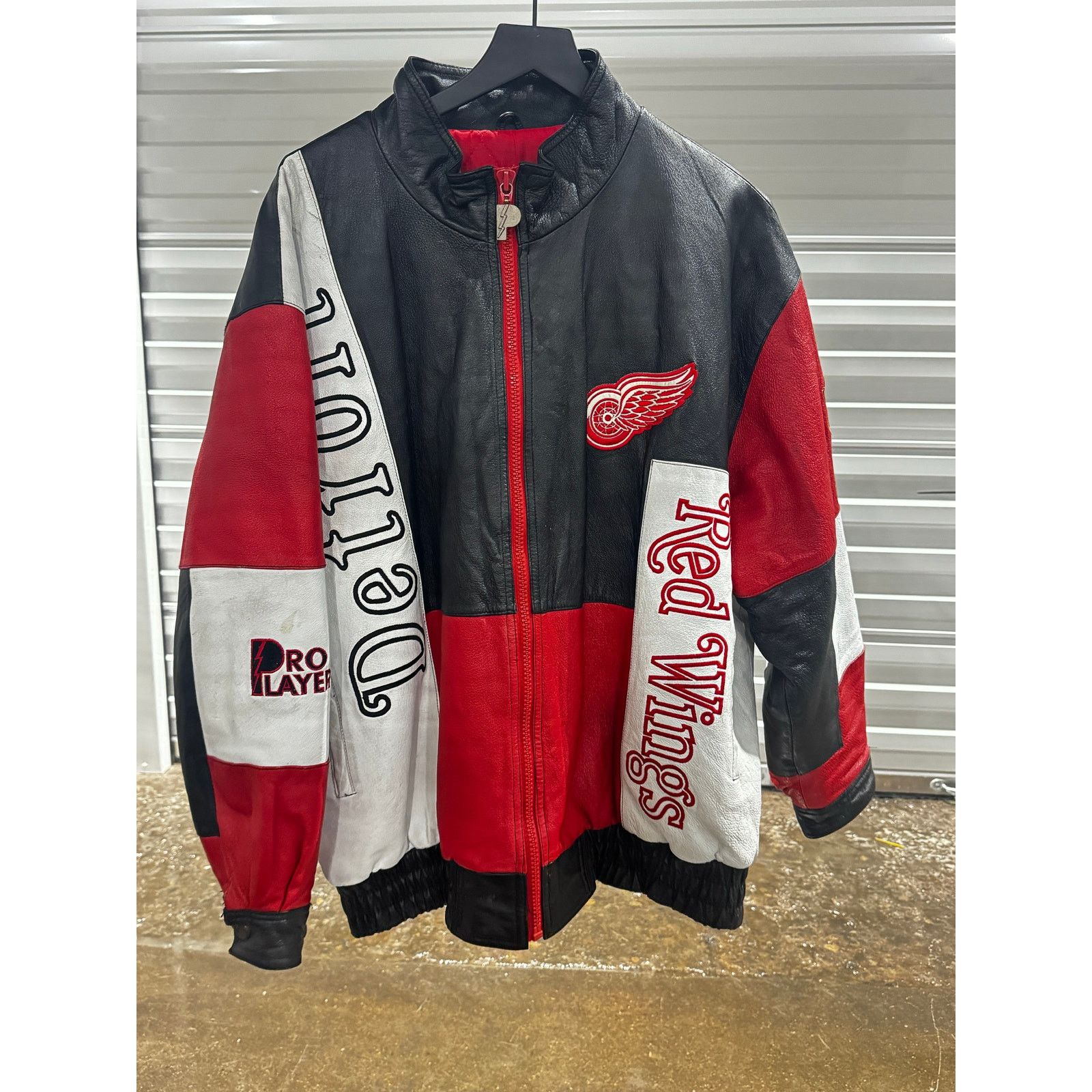 Pro Player Detroit Leather Rare Jacket Size US XL / EU 56 / 4 - 1 Thumbnail
