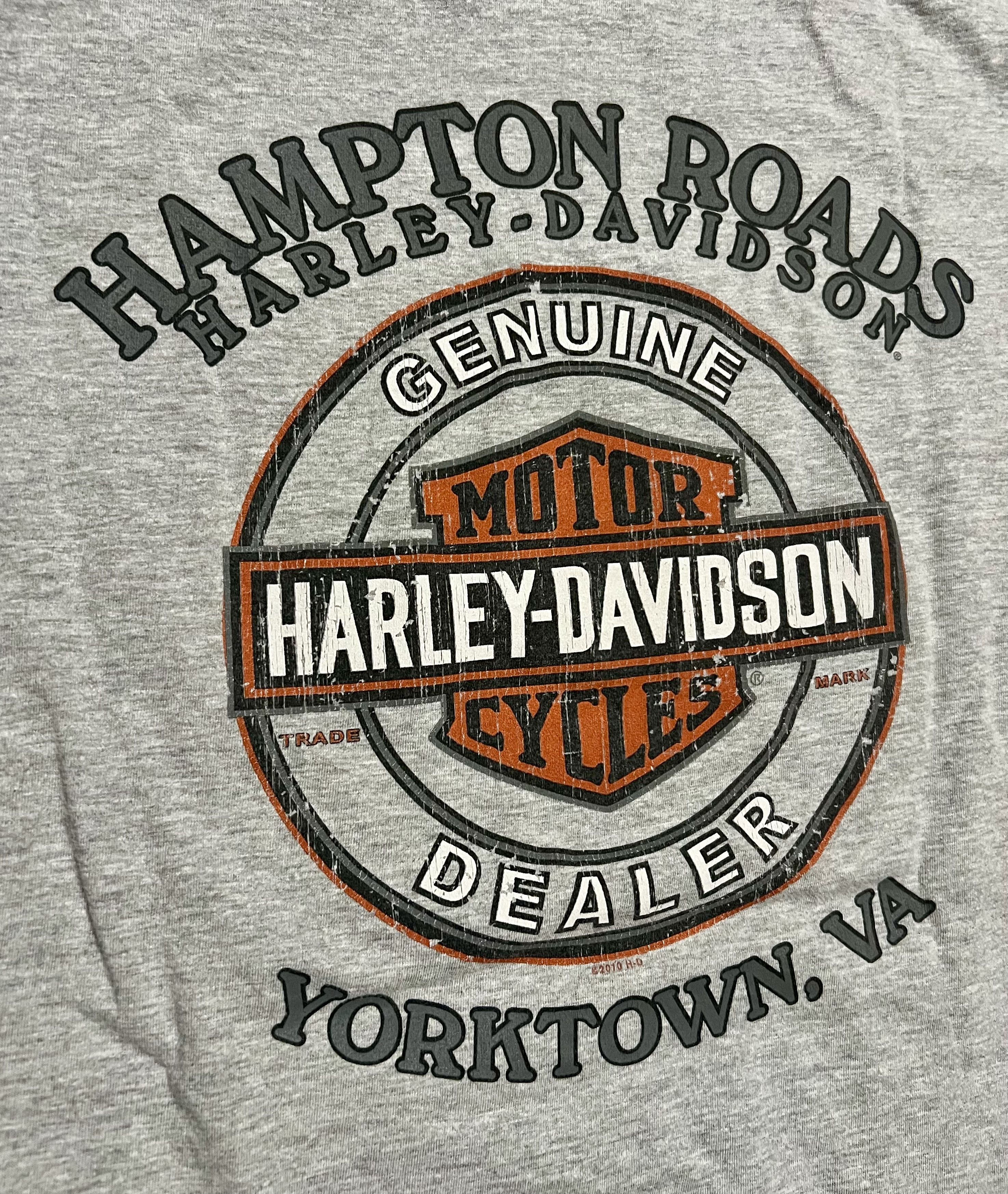 Harley Davidson Harley Davidson Motorcycle Yorktown VA Vintage T-Shirt Size US L / EU 52-54 / 3 - 5 Thumbnail