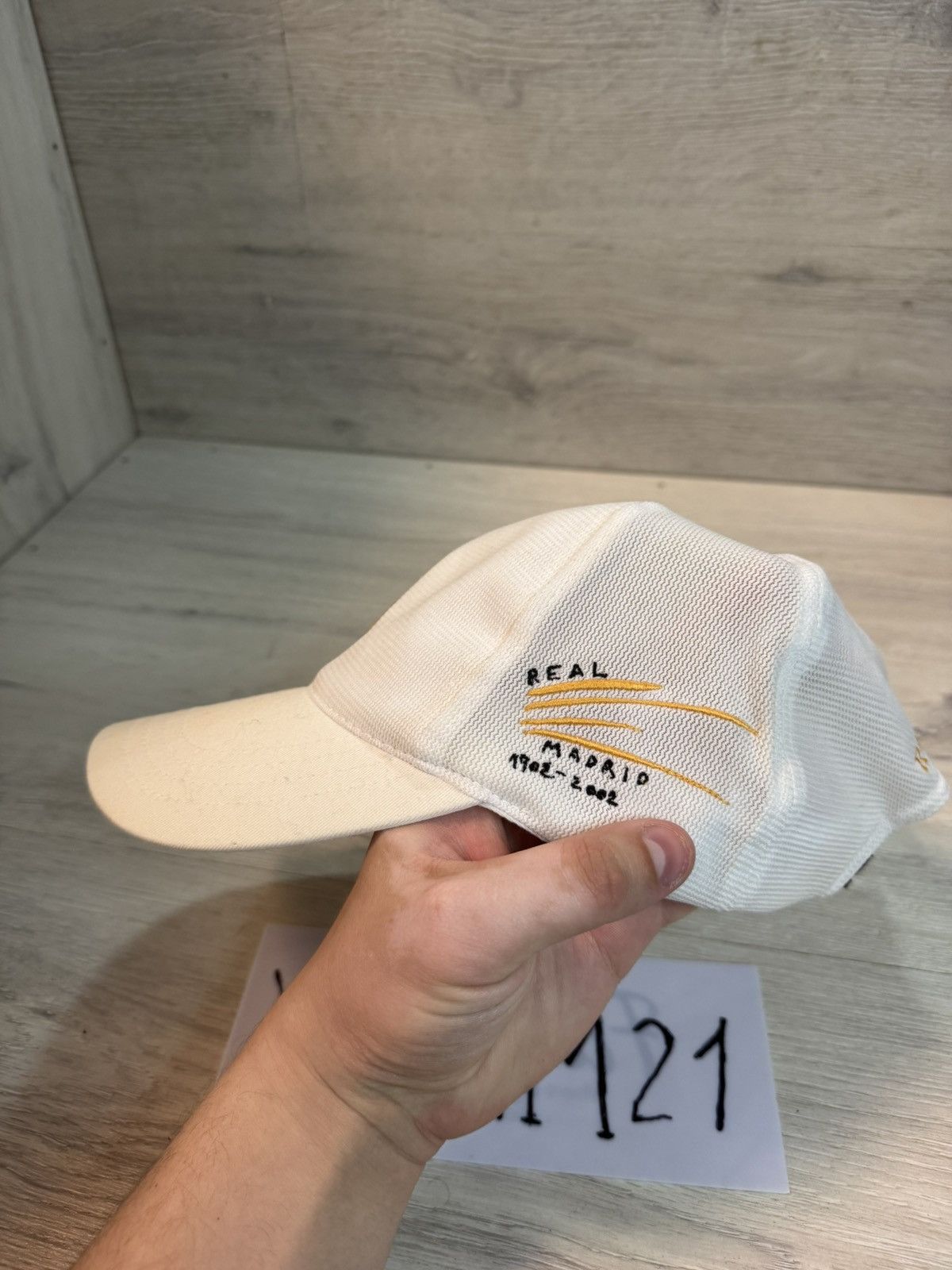 Adidas Real Madrid adidas vintage cap hat Size ONE SIZE - 4 Thumbnail