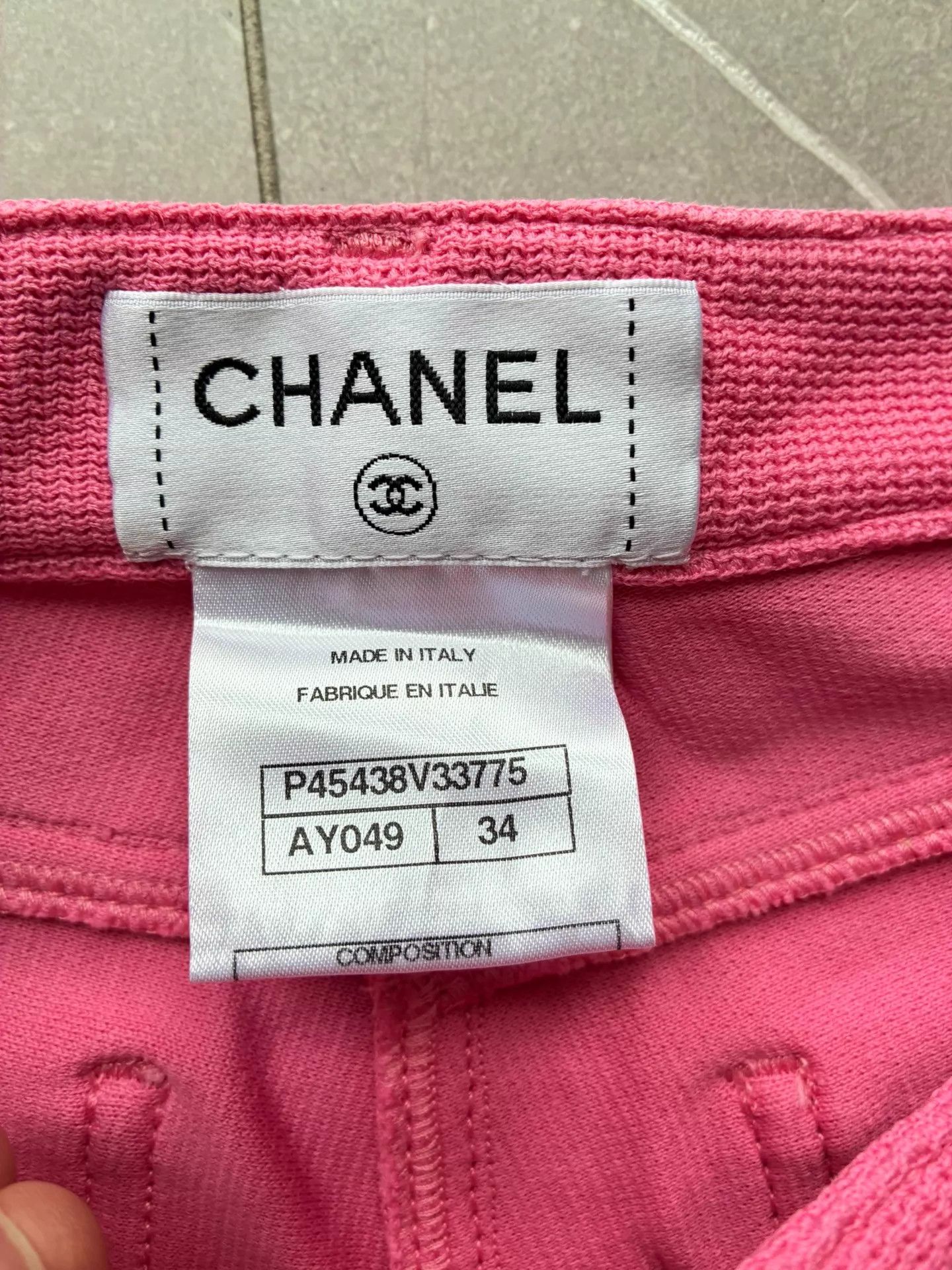 Chanel Chanel Pink Knit Pants Size 34 Size 25" / US 0 / IT 36 - 5 Thumbnail