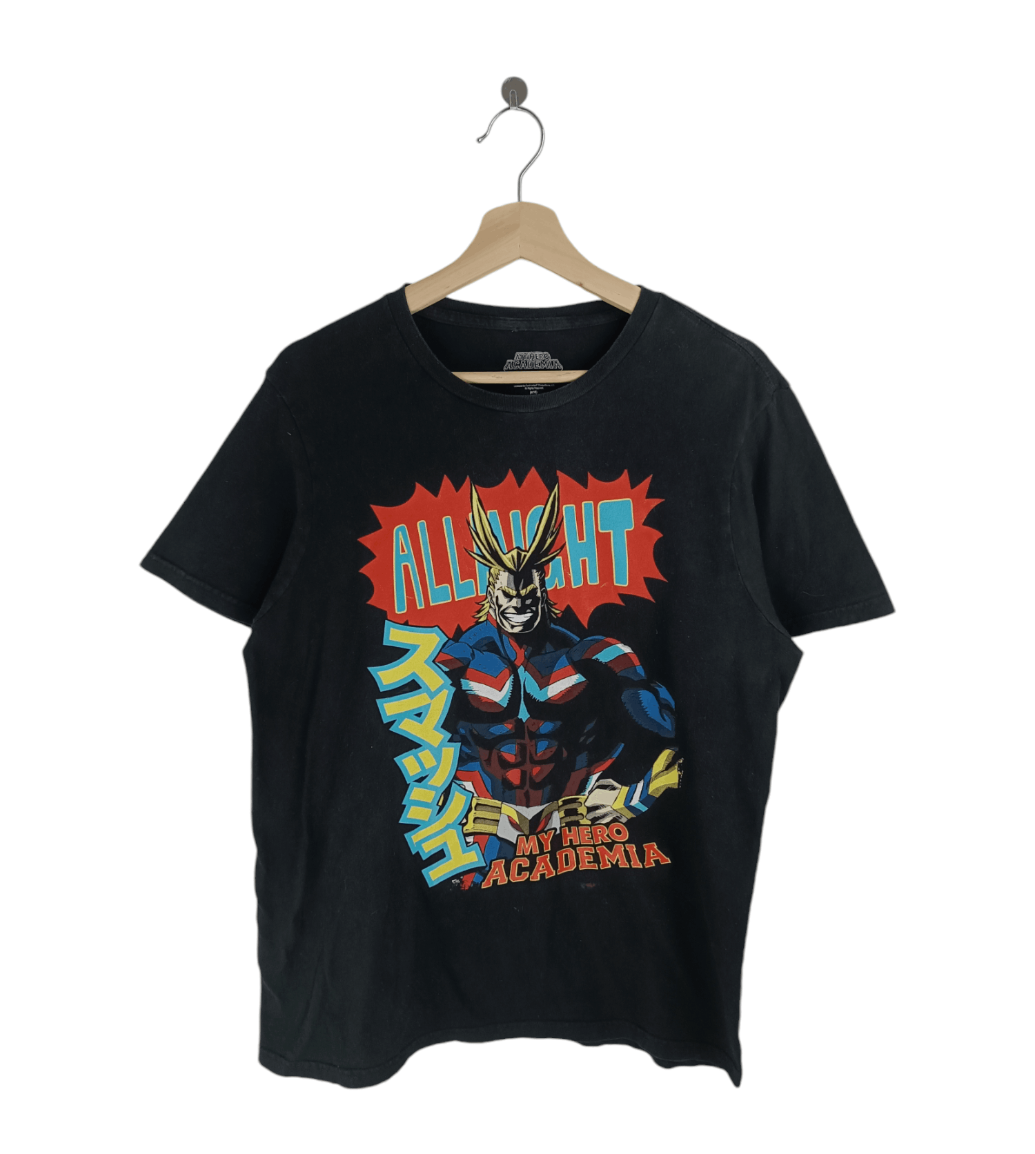 Anime VINTAGE MY HERO ACADEMIA ALL MIGHT TEE deku naruto one piece Size US M / EU 48-50 / 2 - 1 Thumbnail