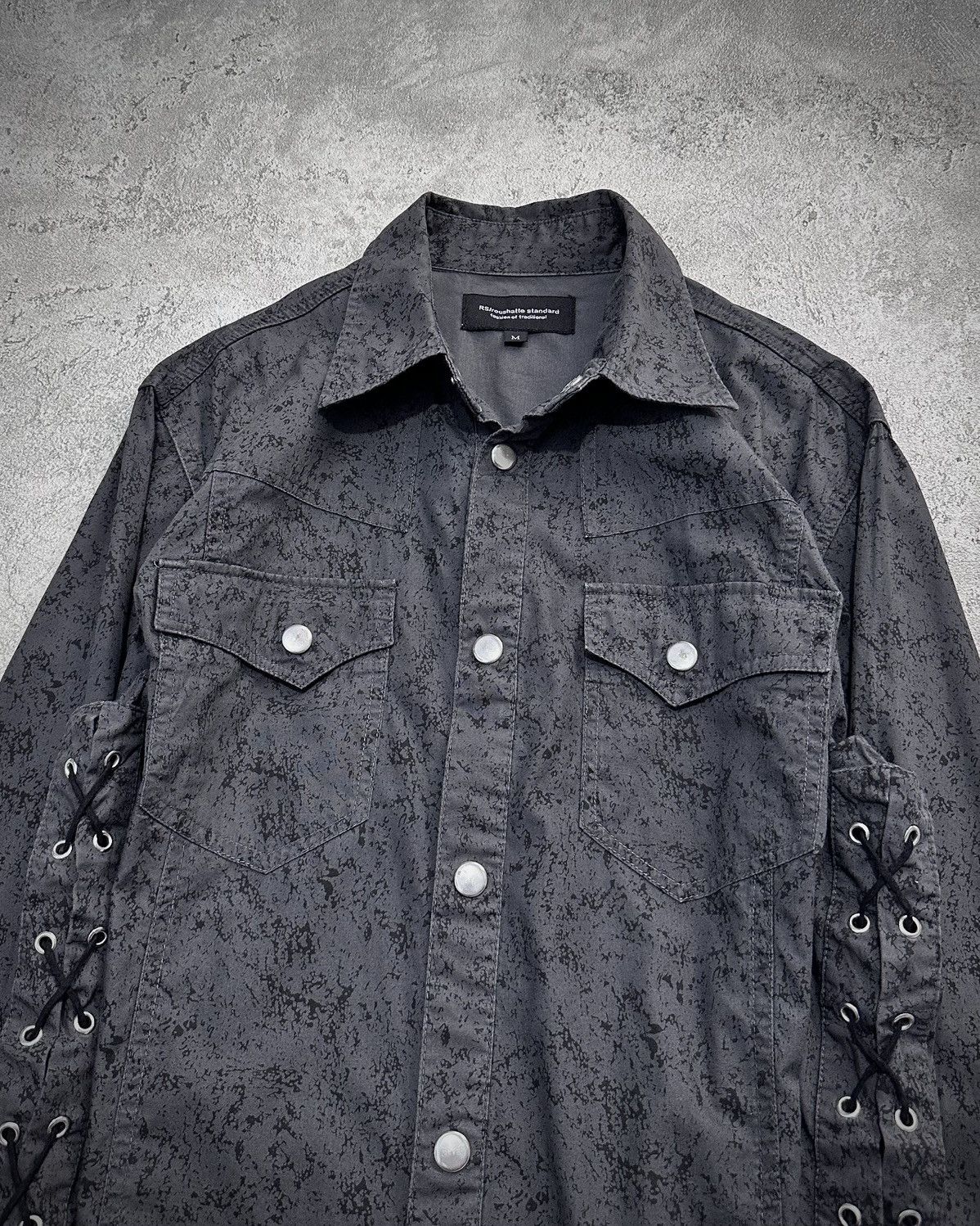 Japanese Brand Roushatte Lace Up Shirt Size US M / EU 48-50 / 2 - 2 Thumbnail