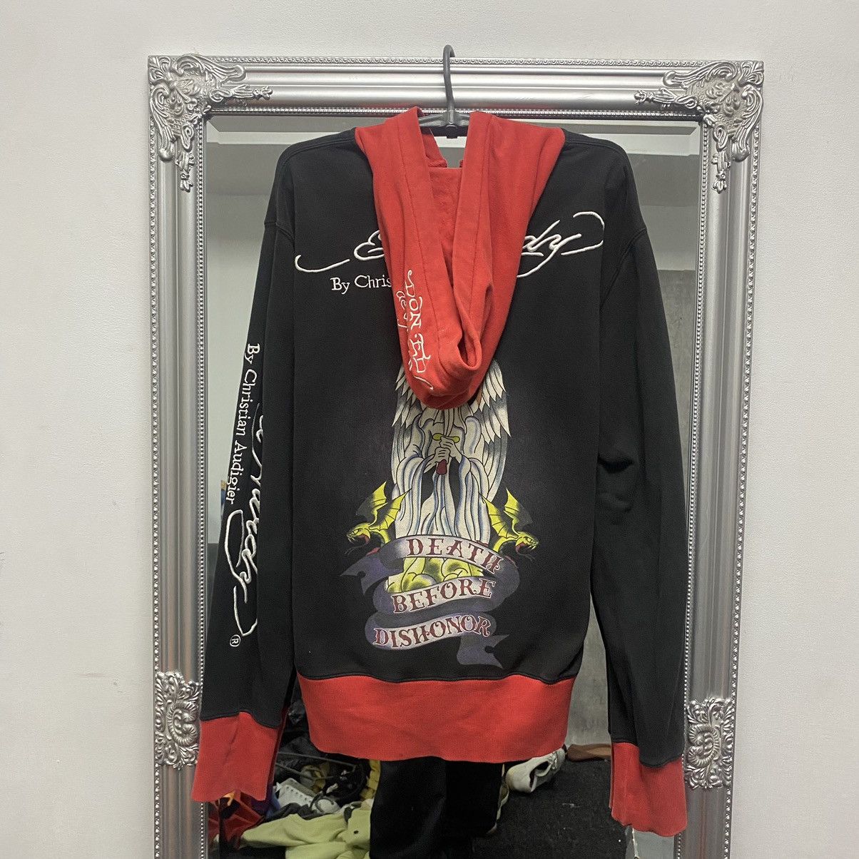 Ed Hardy Vintage Ed hardy Zip Hoodie Y2K By Christian Audigier Size US M / EU 48-50 / 2 - 1 Thumbnail