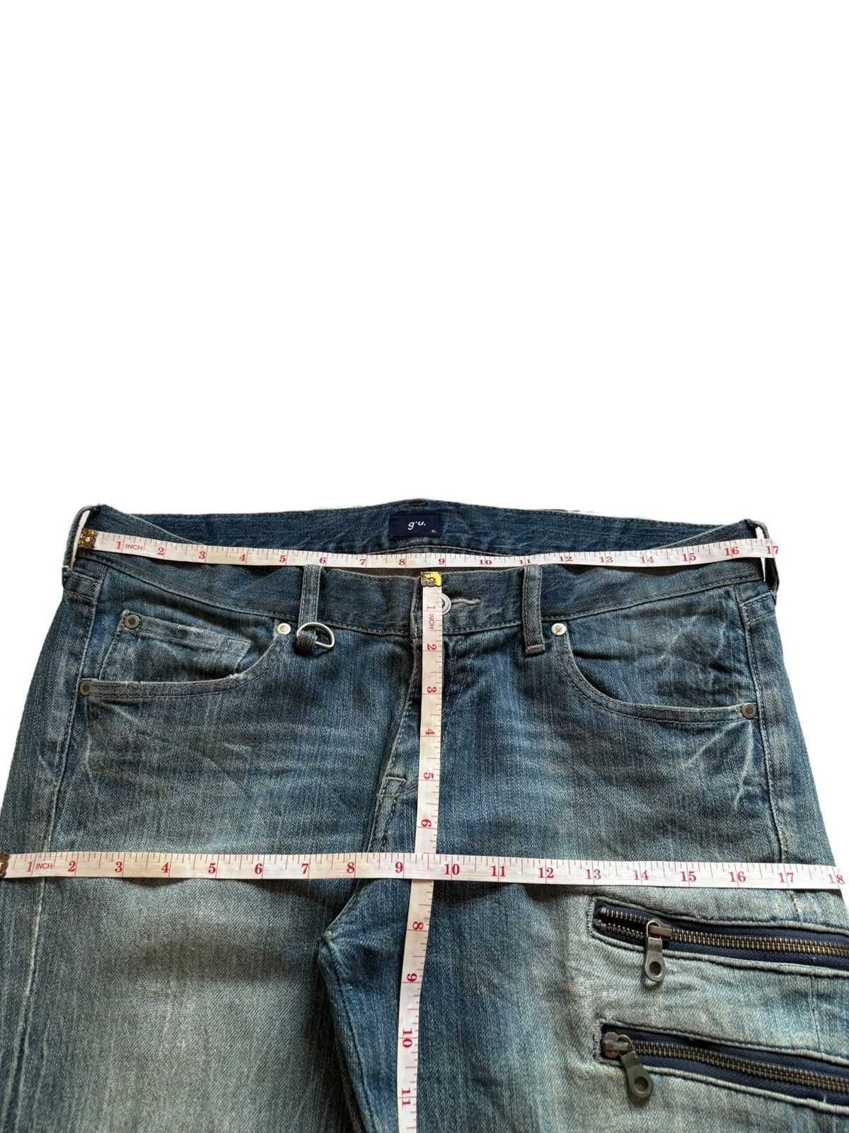 Japanese Brand Vintage Japanese Brand Tactical Mud Wash Ripped Jeans Size US 33 - 12 Thumbnail