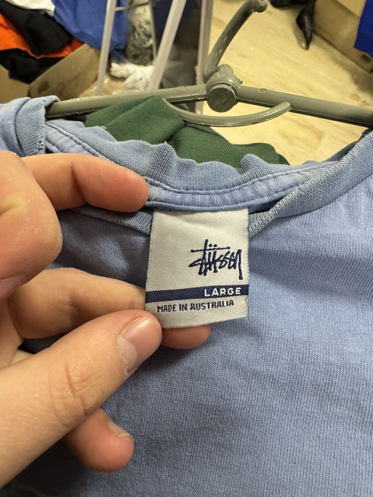 Stussy × Vintage Vintage T Shirt Stussy Big Logo Car 90S Made in Australia Size US L / EU 52-54 / 3 - 6 Thumbnail