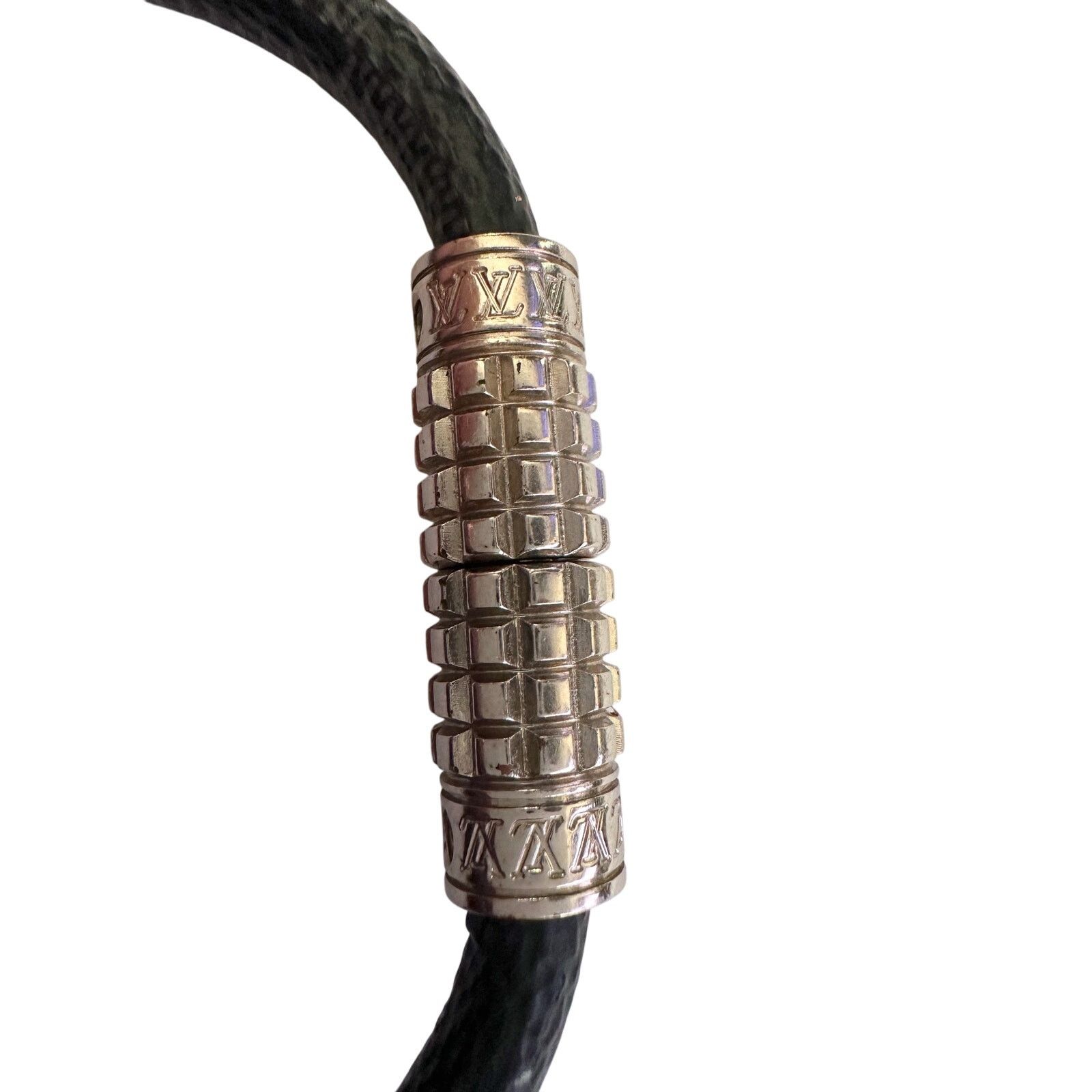 Louis Vuitton Louis Vuitton Digit Damier Graphite Canvas Bracelet Size ONE SIZE - 7 Thumbnail