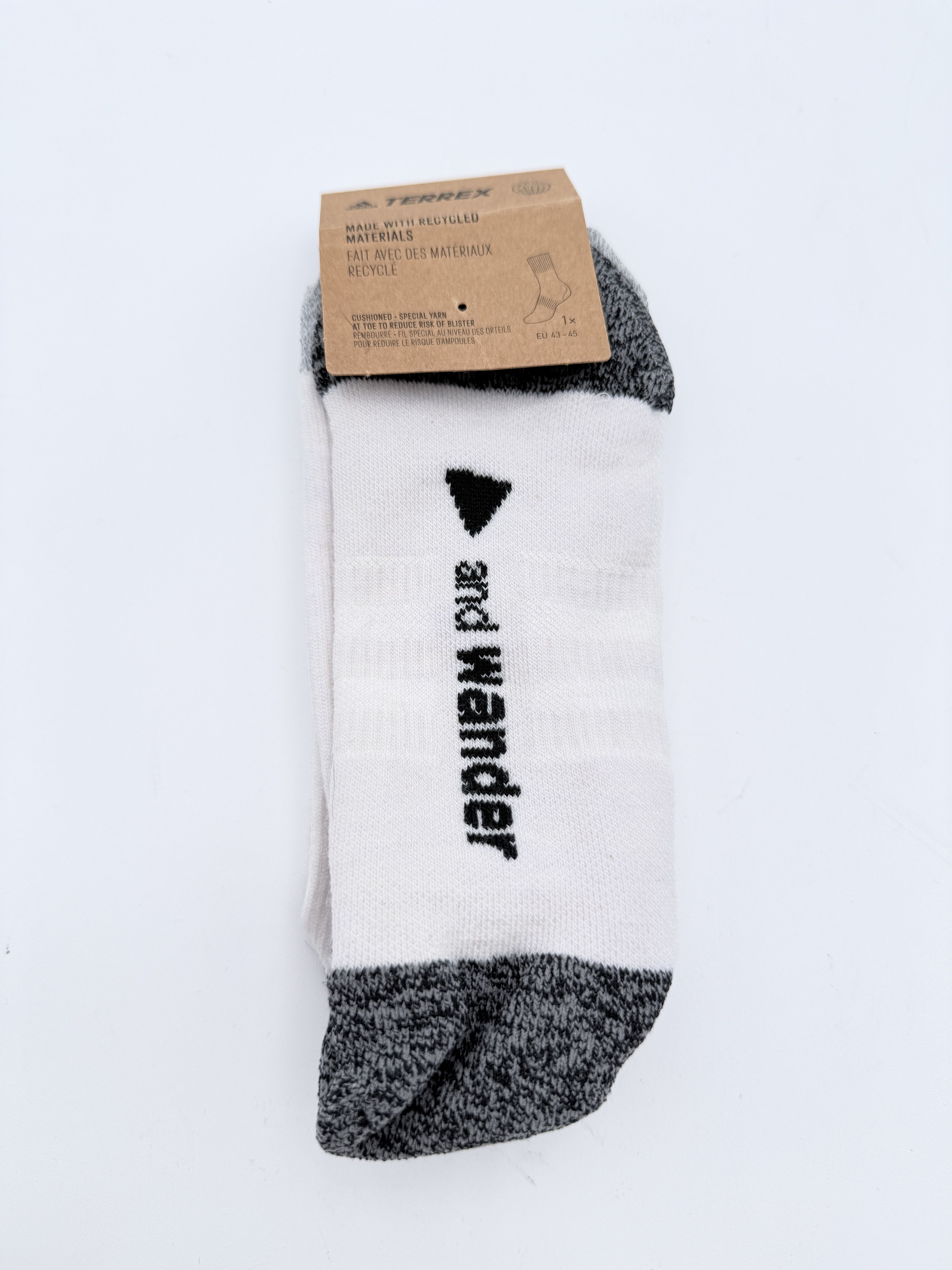 Adidas × And Wander and wander x adidas TERREX Wool Trail Socks White Size Large Size ONE SIZE - 1 Thumbnail
