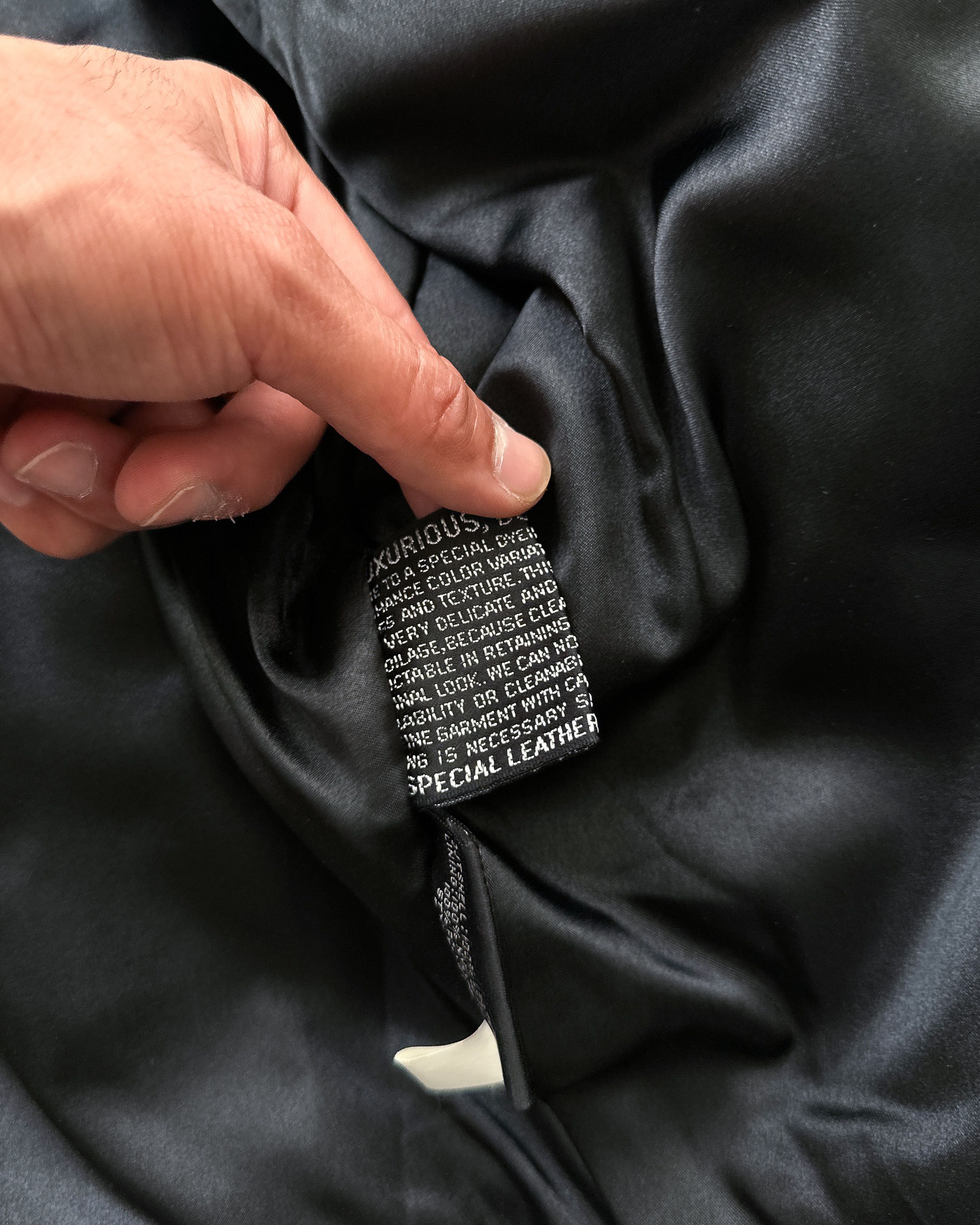 Vintage Vintage Pelle Studio Leather Bomber Jacket Black Soft Moto Size US L / EU 52-54 / 3 - 10 Thumbnail