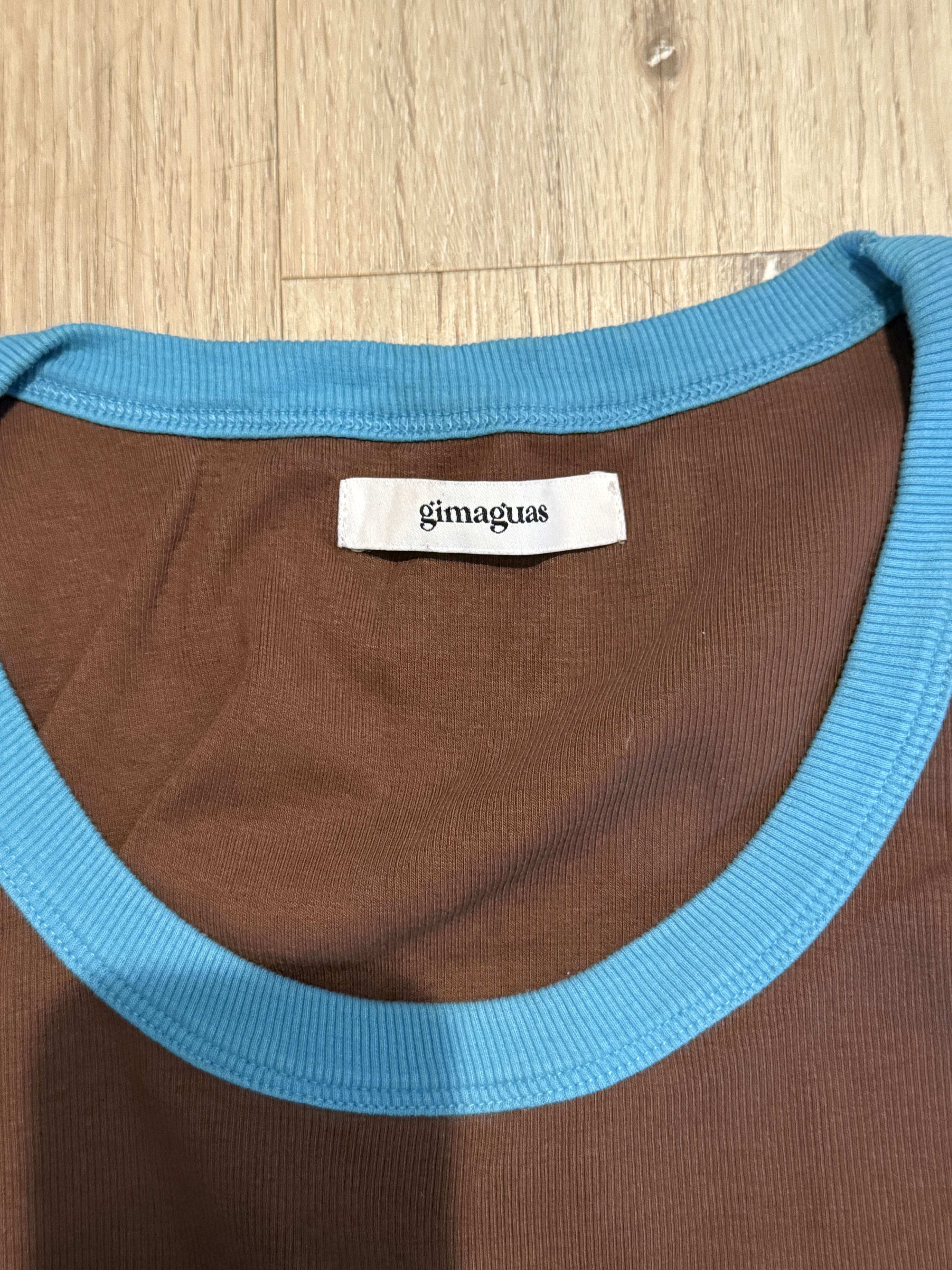 Gimaguas Black and brown tank top Size US M / EU 48-50 / 2 - 3 Thumbnail