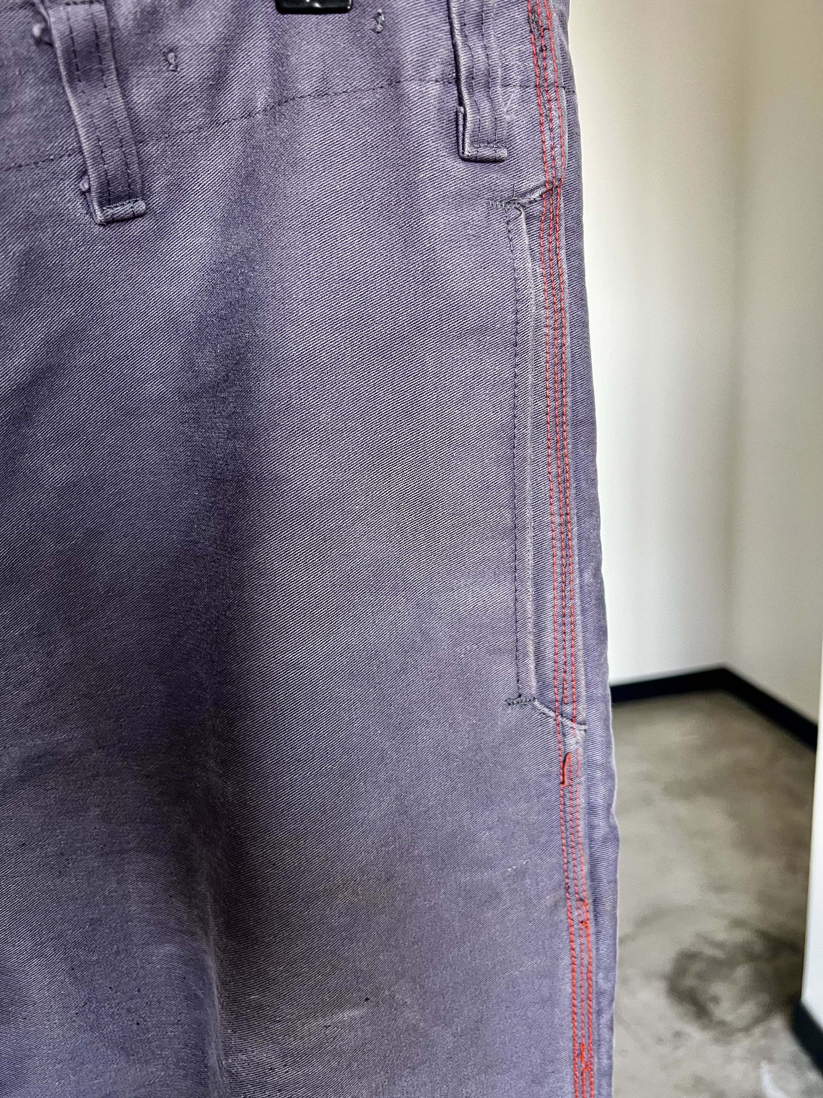 Vintage Vintage German Fireman Cargo Pants lavender Size 38 x 30 Size US 38 / EU 54 - 5 Thumbnail