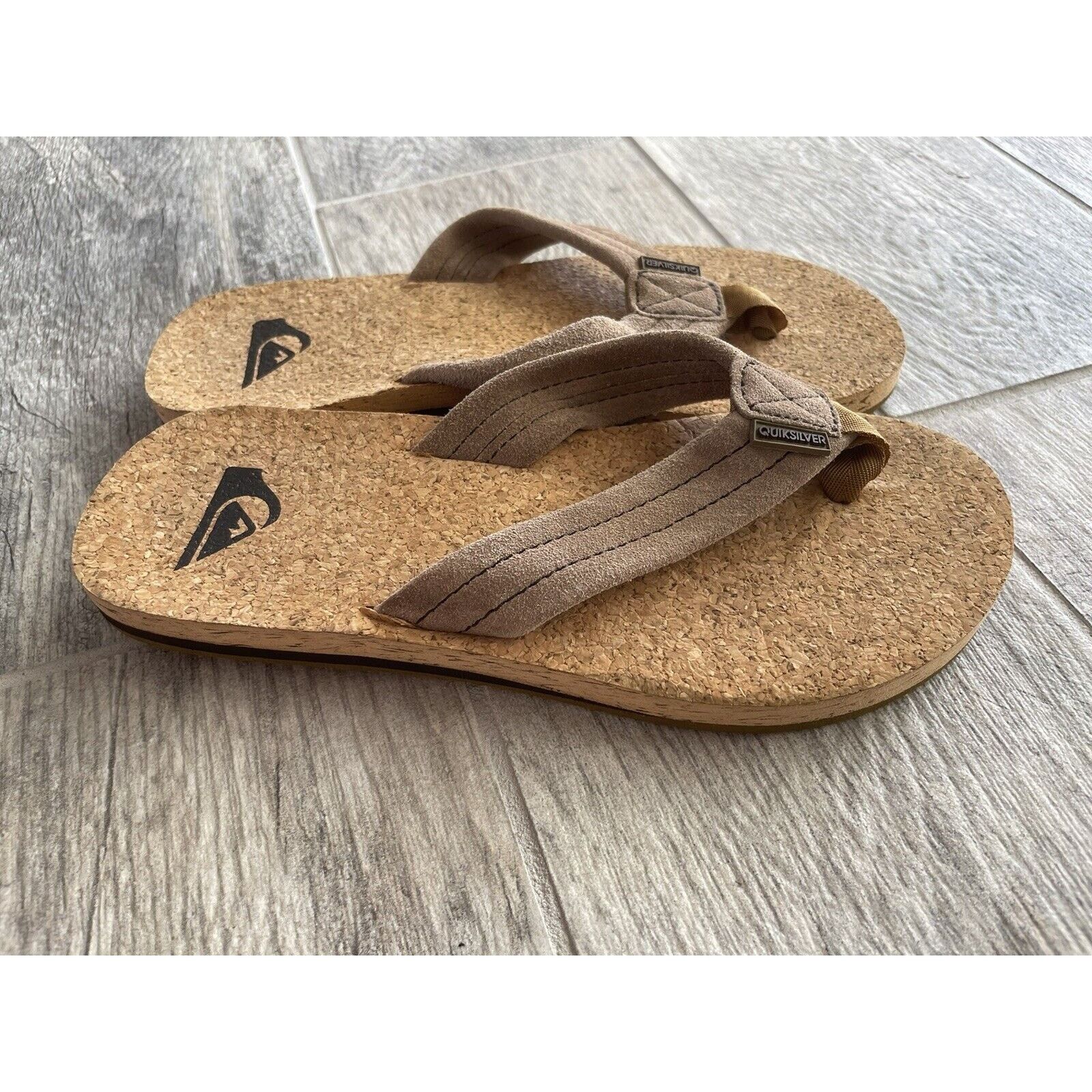 Quiksilver Quicksilver Mens Flip Flops Size 6 Carver Cork Size US 6 / EU 39 - 2 Thumbnail