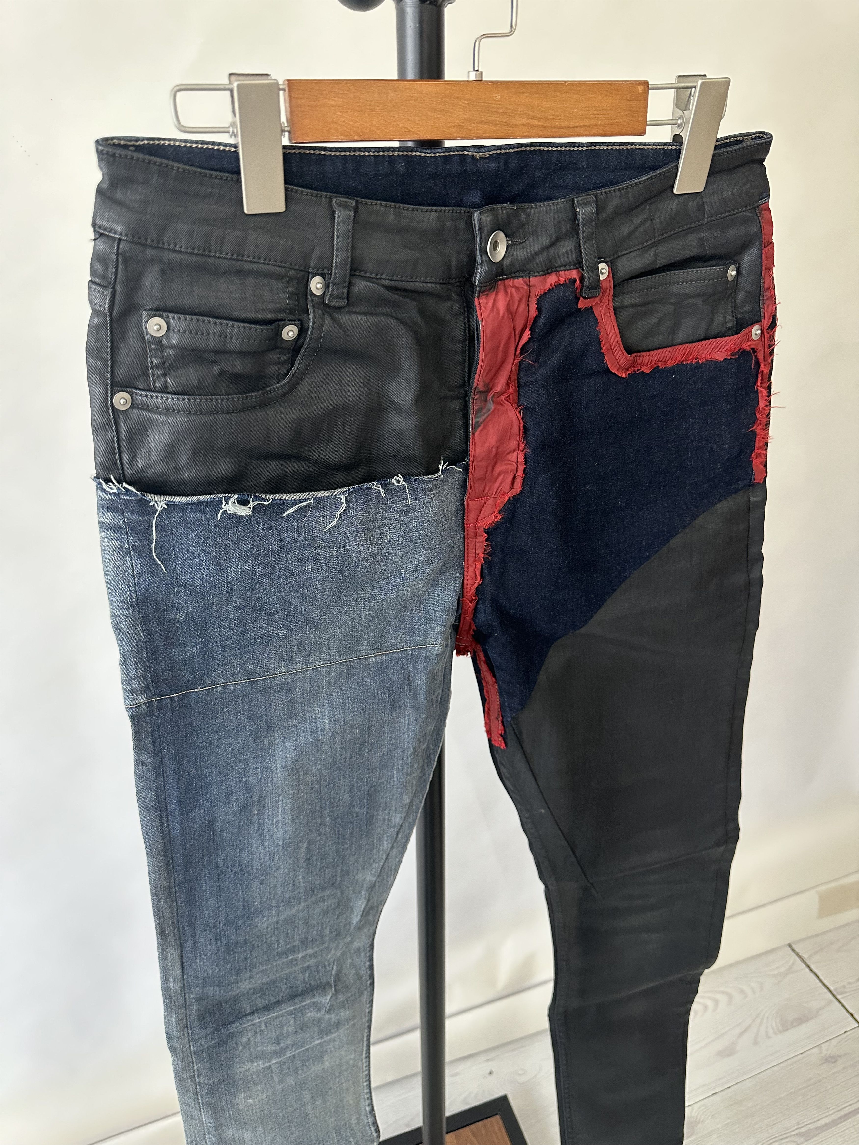 Rick Owens Drkshdw Detroit Cut Jeans Size US 30 / EU 46 - 2 Thumbnail
