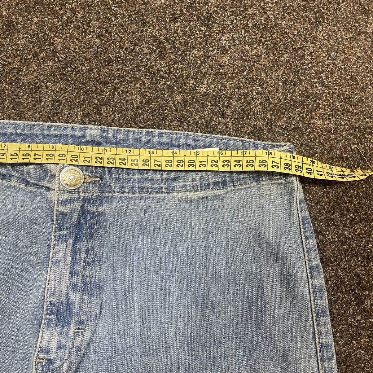 Vintage Vintage Y2K Baggy Wide Leg Flared Jeans Skate Thrashed 30 Size US 30 / EU 46 - 6 Thumbnail