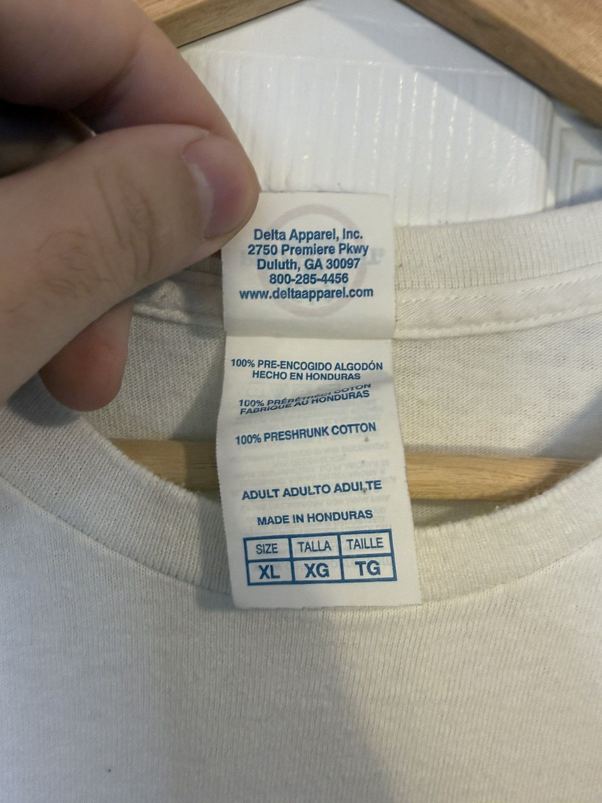 Vintage Ford NASCAR Hall of Fans Promo Tee White XL Delta Pro Weight Size US XL / EU 56 / 4 - 4 Thumbnail