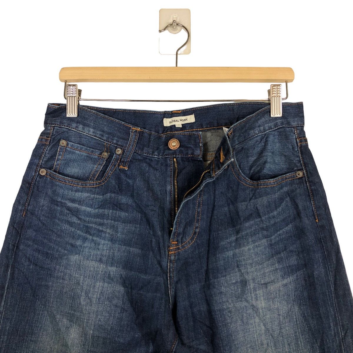 Issey Miyake 🔥GLOBAL WORK BY ISSEY MIYAKE JEANS DENIM SKINNY FIT Size US 28 / EU 44 - 10 Thumbnail
