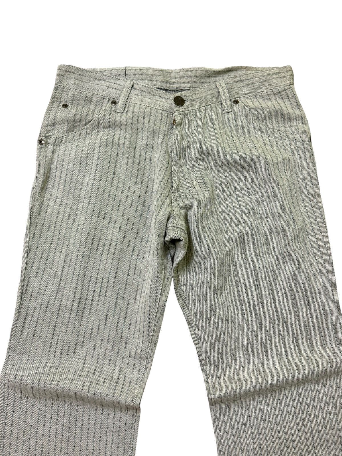Japanese Brand × Matsuda × Vintage Vintage MONSIEUR NICOLE Hickory Pinstriped Pant Size US 32 / EU 48 - 3 Thumbnail