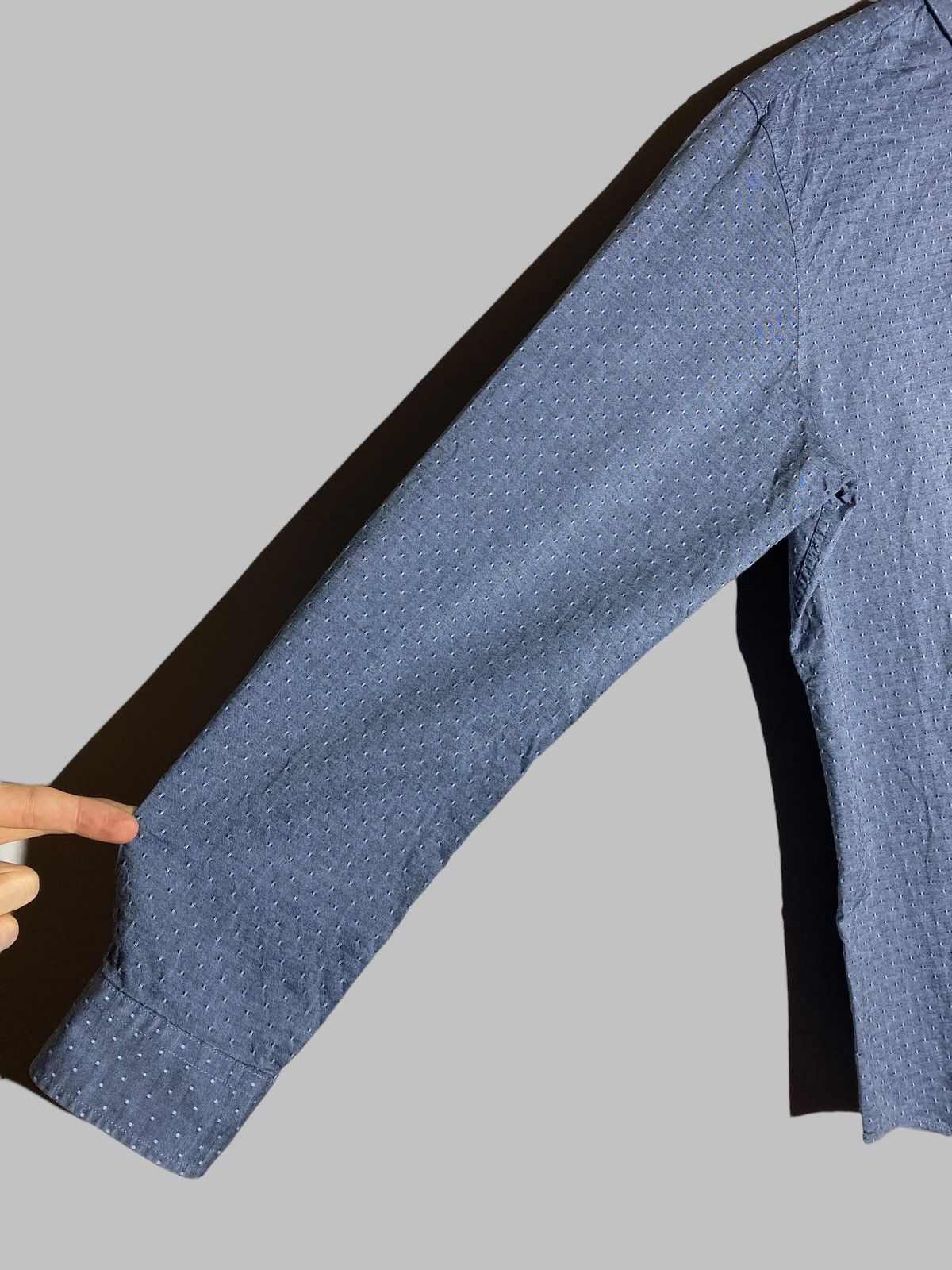 Vivienne Westwood Vivienne Westwood Denim Blue Long Sleeve Button Up Shirt Size US L / EU 52-54 / 3 - 13 Thumbnail