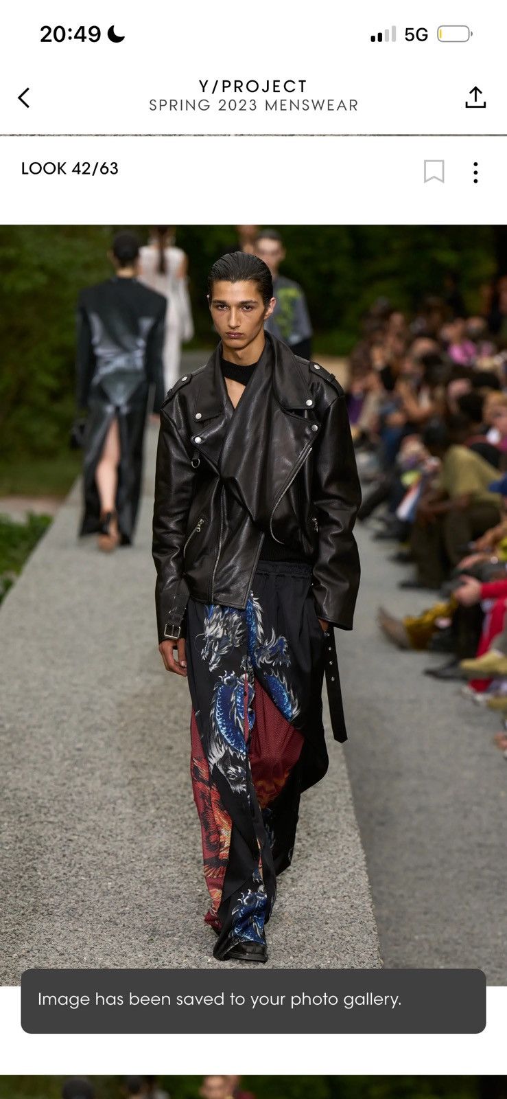 Y/Project SS2023 Runway Double Layer Leather Jacket Size US XS / EU 42 / 0 - 2 Thumbnail