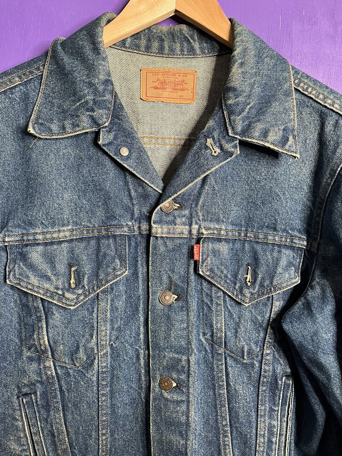 Levi's × Vintage Vintage 80s Levi’s darkwash denim jacket Size US M / EU 48-50 / 2 - 3 Thumbnail