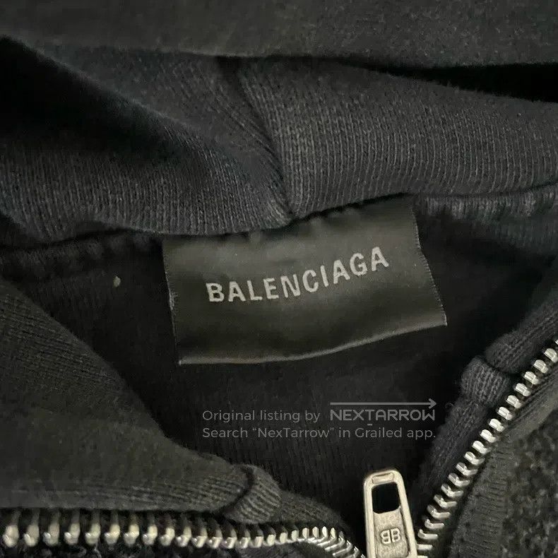 Balenciaga Balenciaga Reversed Wearing Cola Logo Hoodie Size US M / EU 48-50 / 2 - 3 Thumbnail