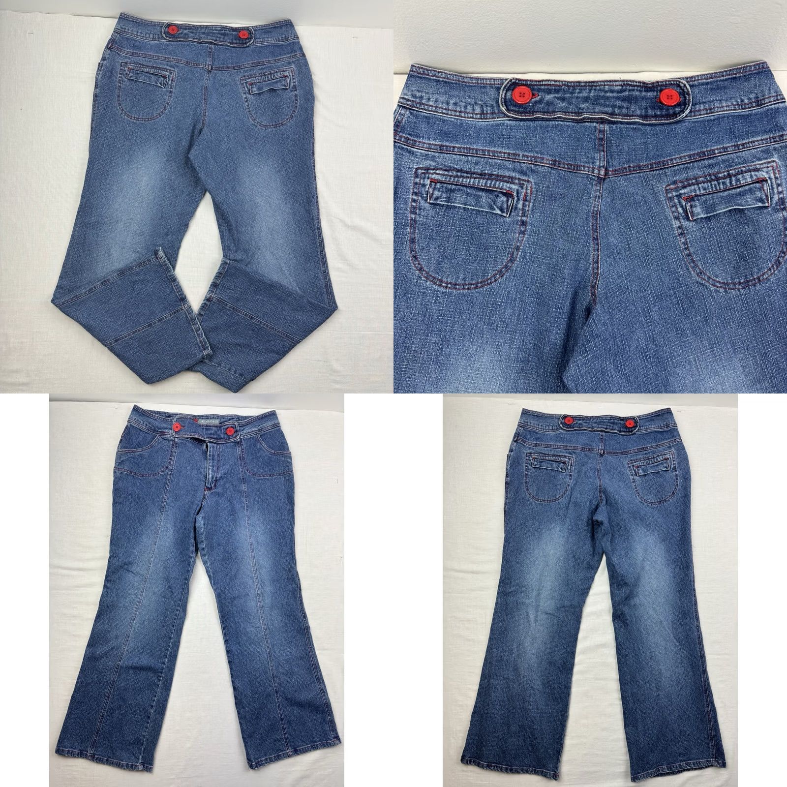 Vintage VINTAGE O! Jeans Womens 16 Mom Jeans High Waisted Hipster Hippie Punk 90s 80s Blue Size 38" / US 16 / IT 52 - 9 Thumbnail