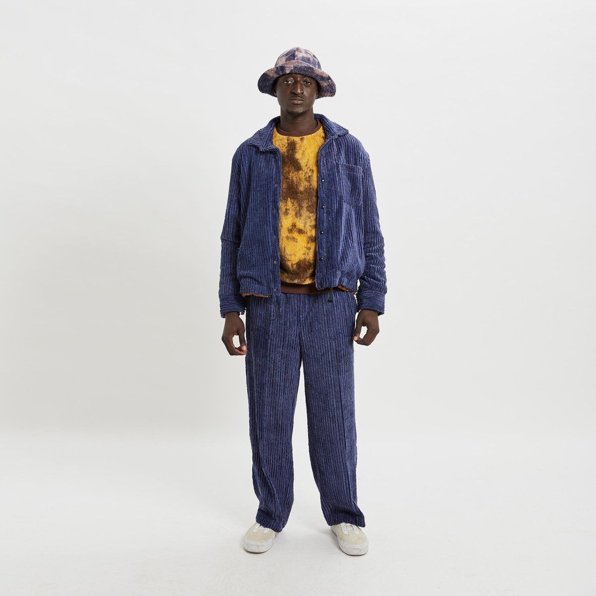 Post-Imperial Ikeja Hand-Dyed Chenille Corduroy Jacket Size US S / EU 44-46 / 1 - 2 Thumbnail