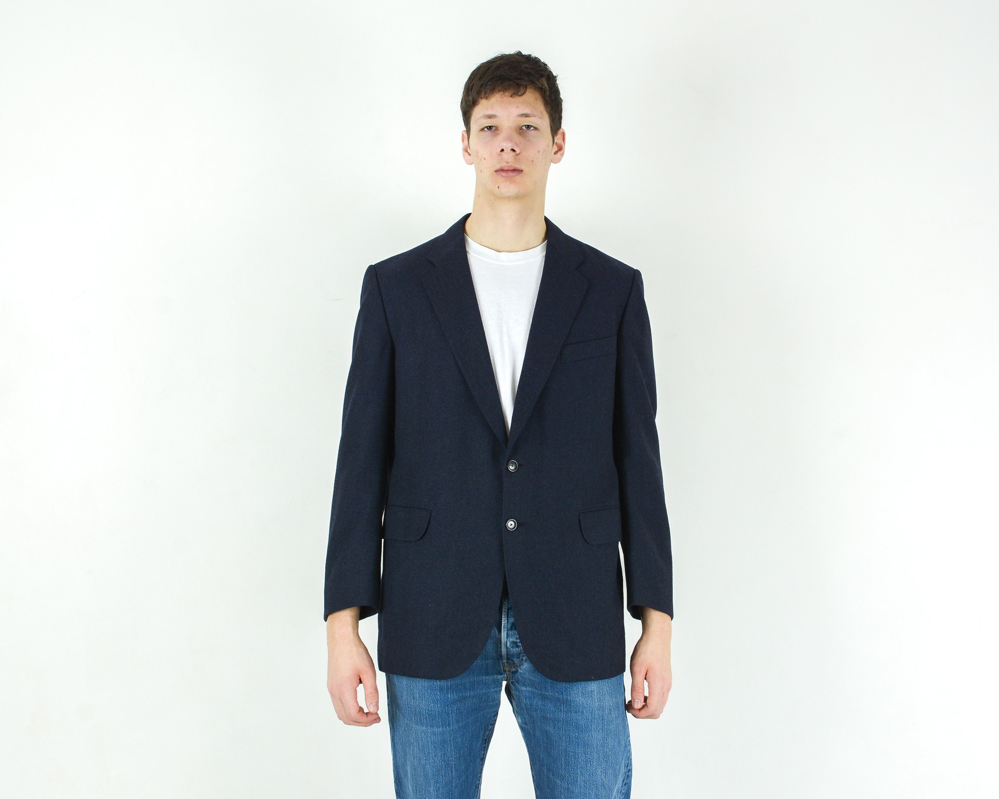 Handmade W19 Regent Blazer Uk 44S Us Handmade Wool Jacket Coat Suit Size 44S - 1 Thumbnail