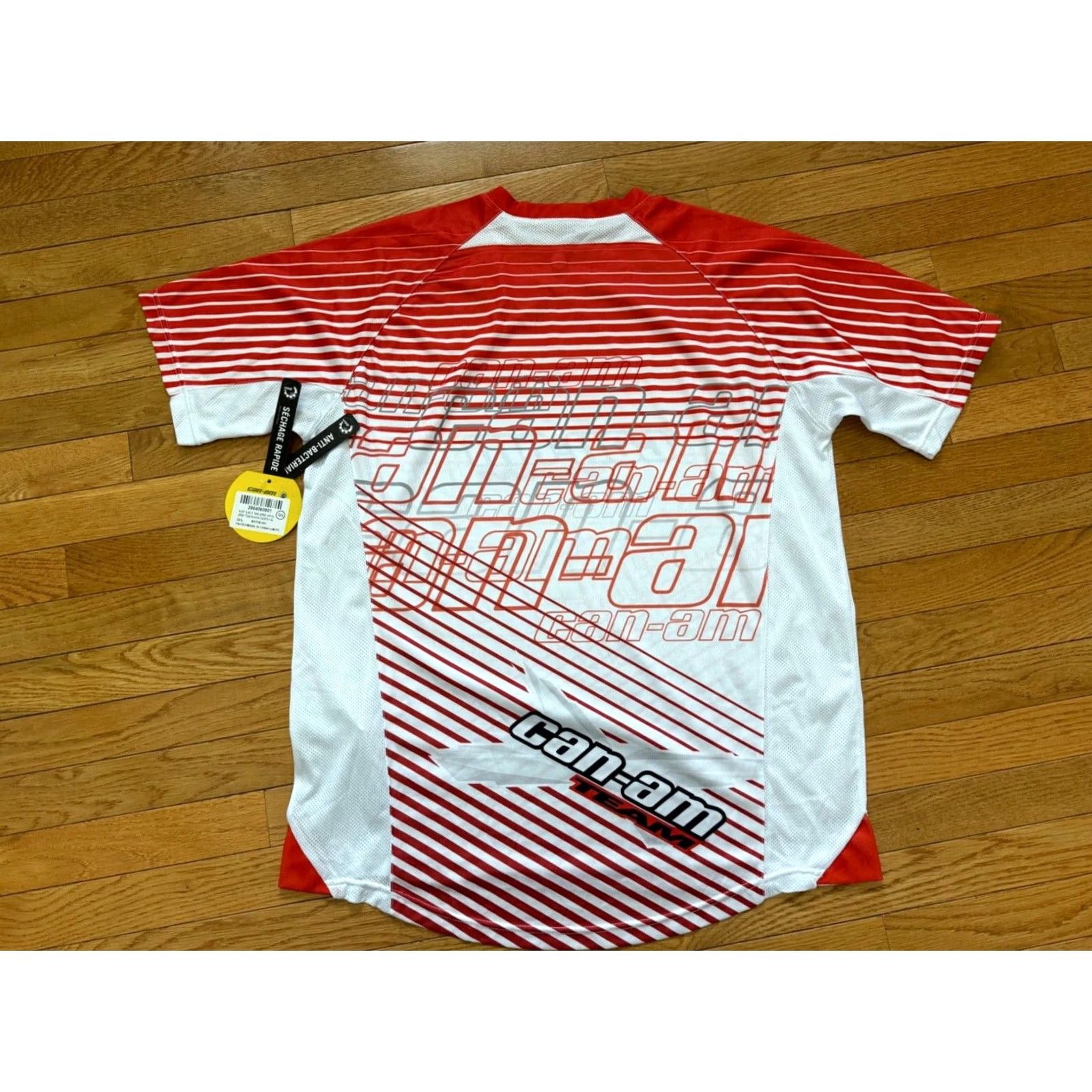 Vintage BRP Can-Am Team Racing Powersports T-Shirt Mens L Red White Rotax Racing NEW Size US L / EU 52-54 / 3 - 2 Thumbnail