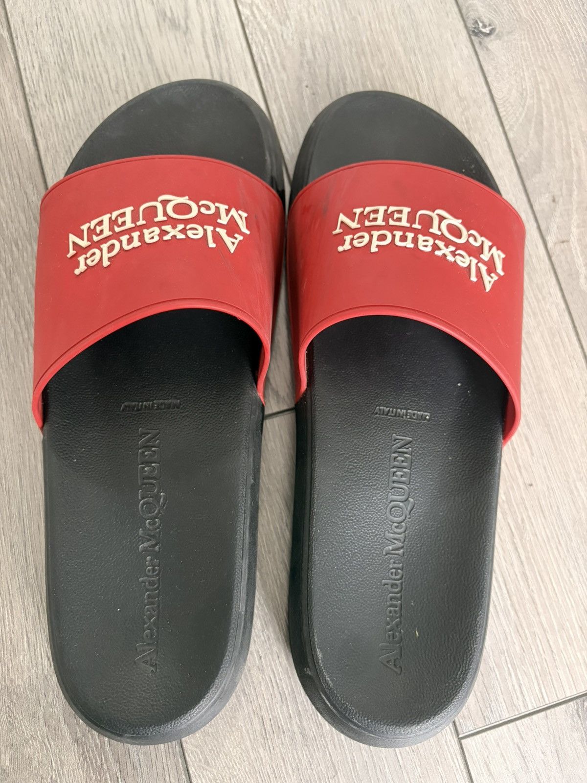 Alexander McQueen Alexander McQueen Pool Slides Size US 11.5 / EU 44-45 - 2 Thumbnail