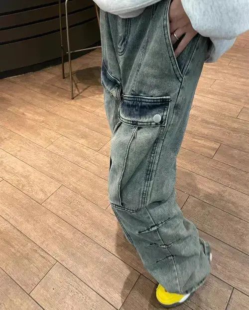 Japanese Brand × Jean Vintage street wash micro-flared jeans Size US 32 / EU 48 - 4 Thumbnail